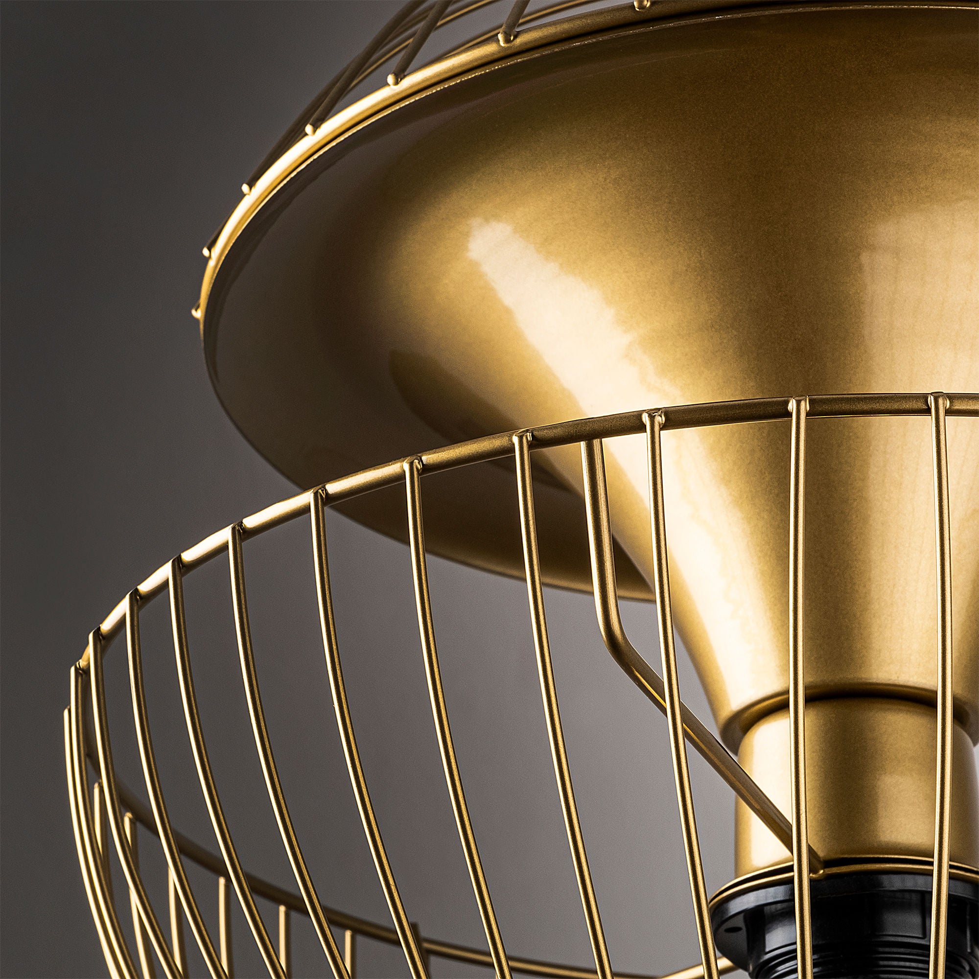 Lampa wisząca Toucke nowoczesna średnica 30 cm złota