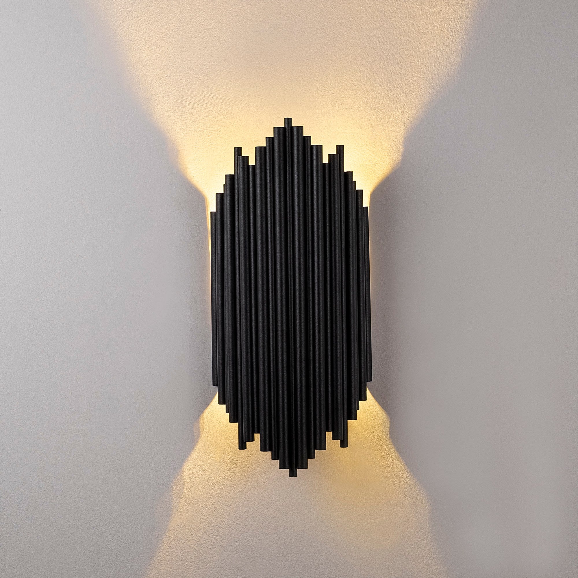 Lampa ścienna Bolines 50 cm czarna