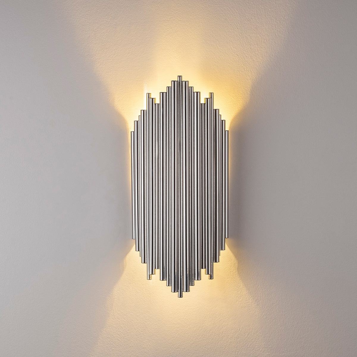 Lampa ścienna Bolines 50 cm chromowana - jeden punkt świetlny