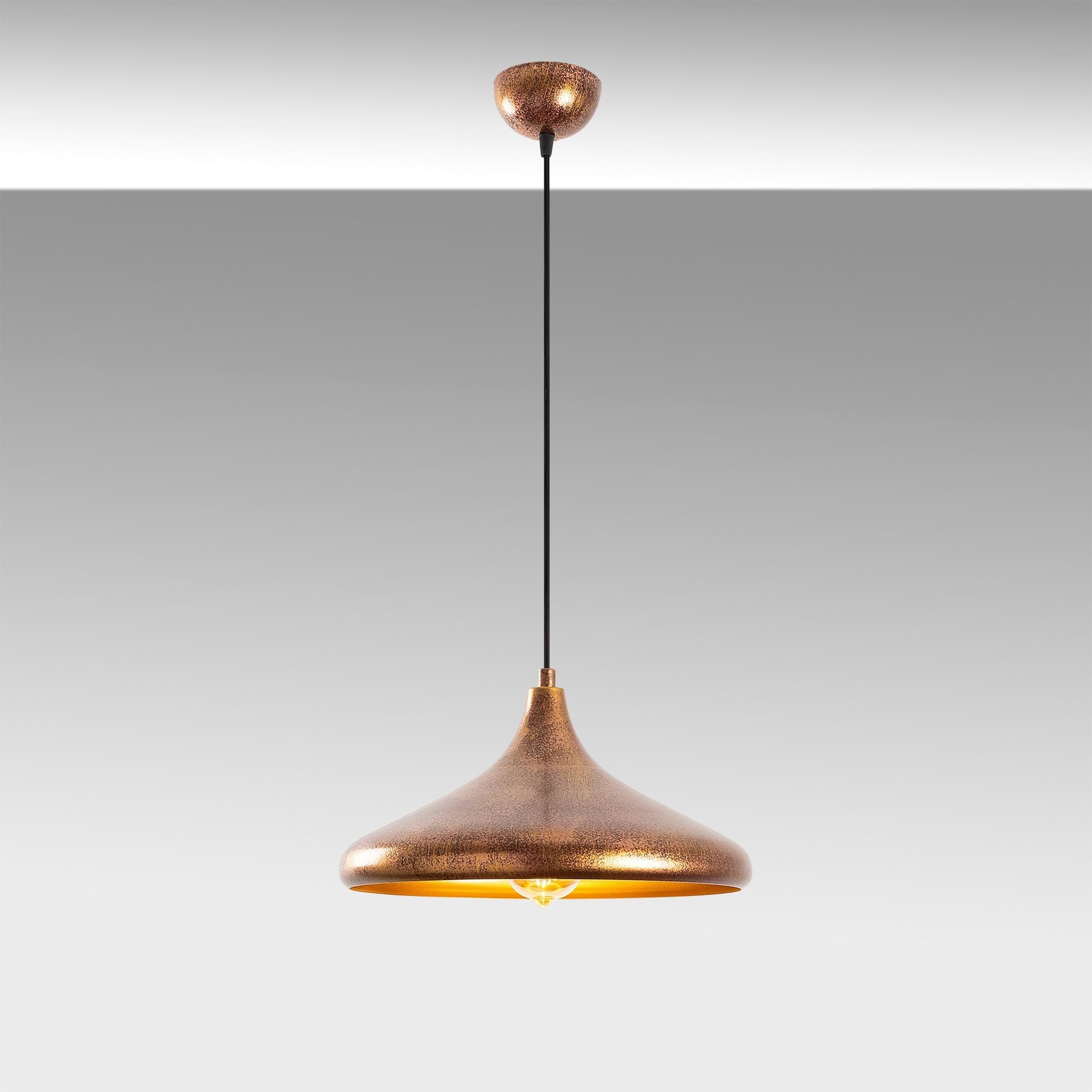 Lampa wisząca Nairred postarzane złoto