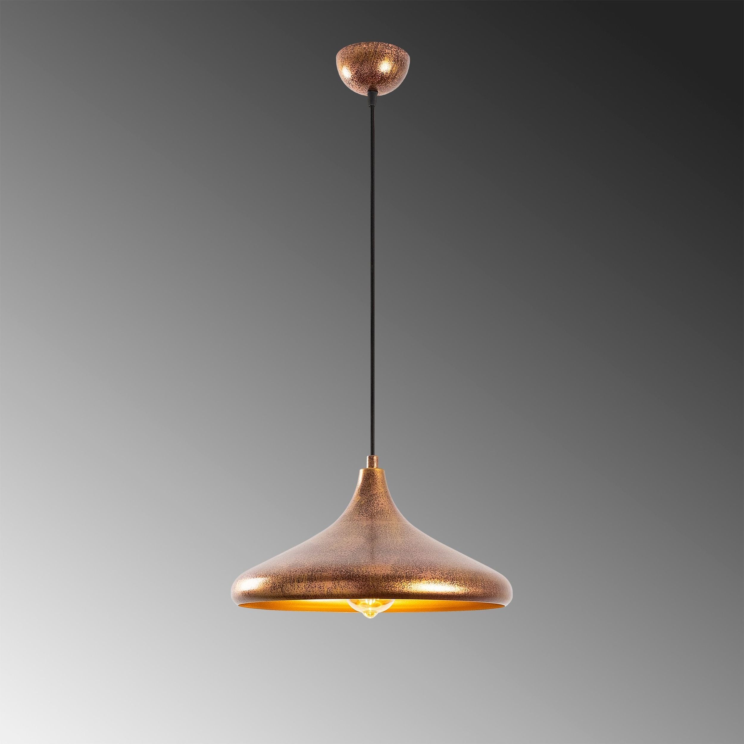 Lampa wisząca Nairred postarzane złoto