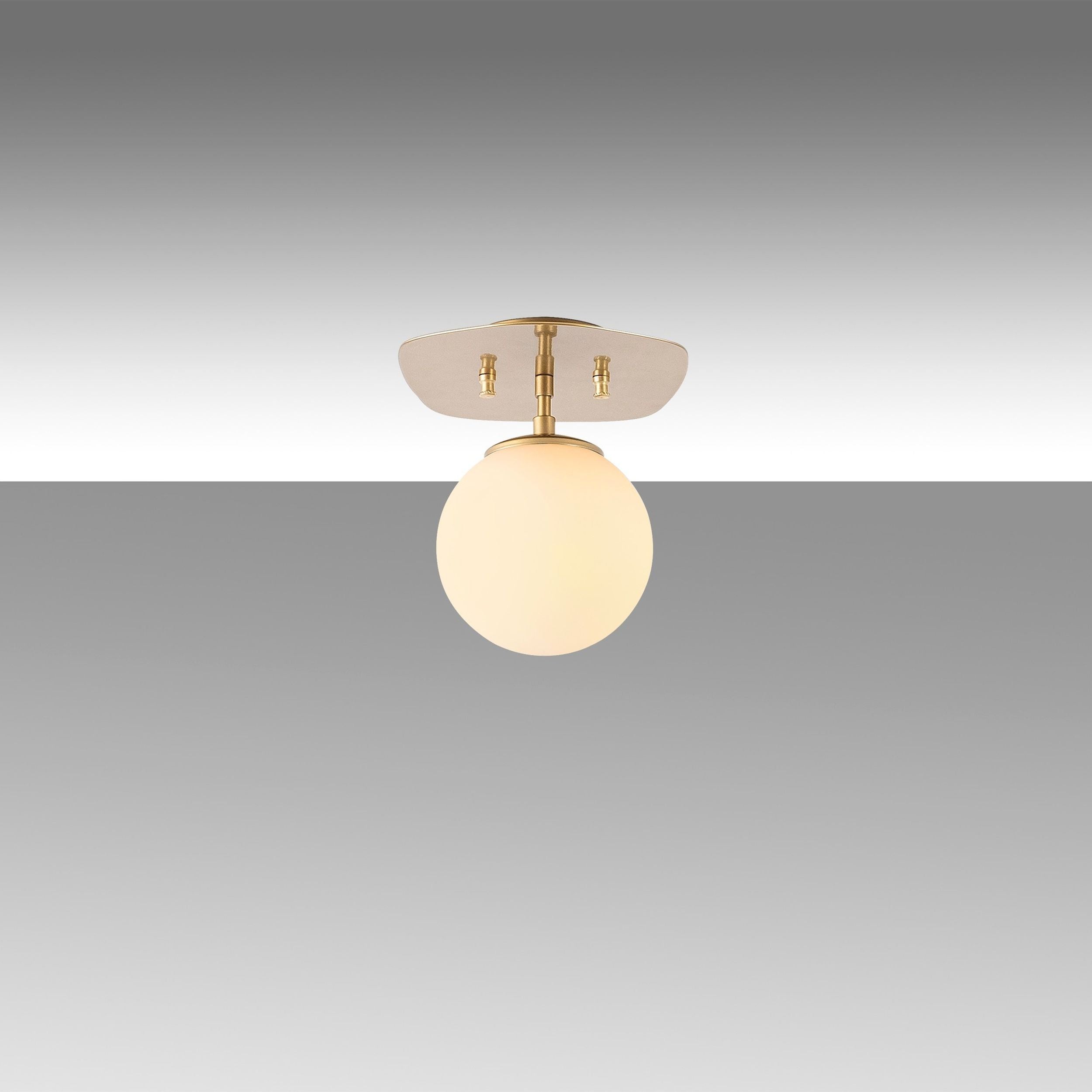 Lampa wisząca Moraliker x1 złota/mleczny klosz