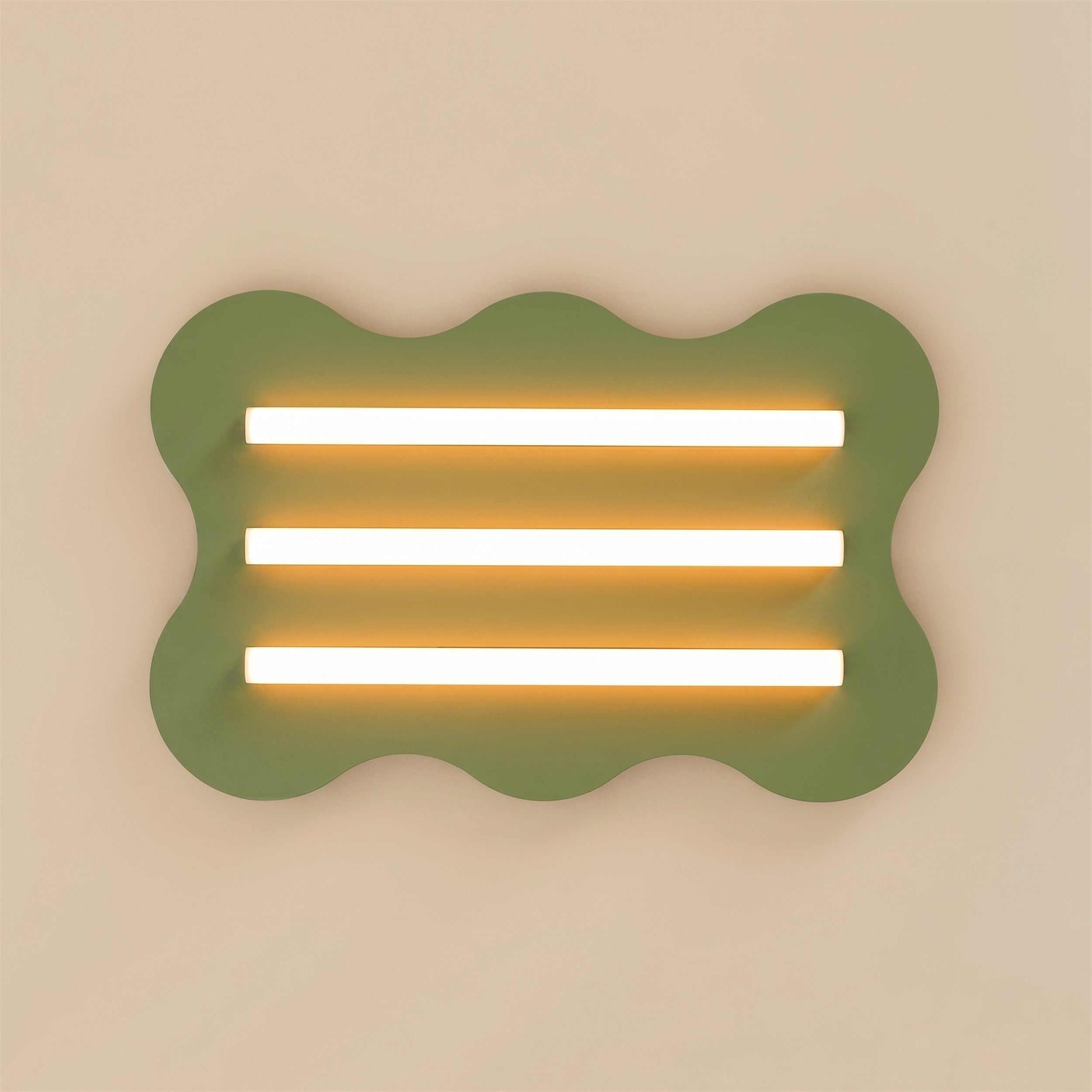 Plafon Klover zielony oliwkowy