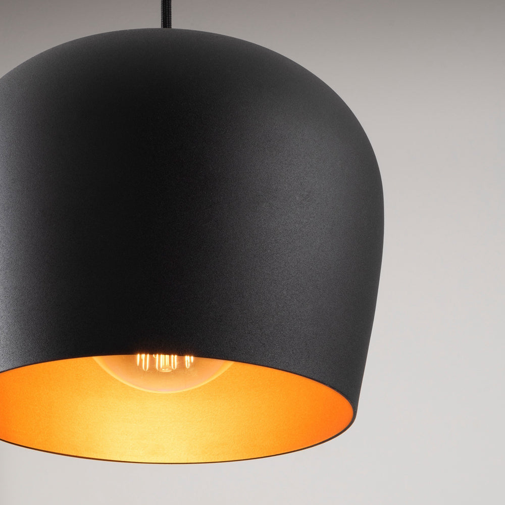 Lampa wisząca nowoczesna Pavitaries x3 czarna
