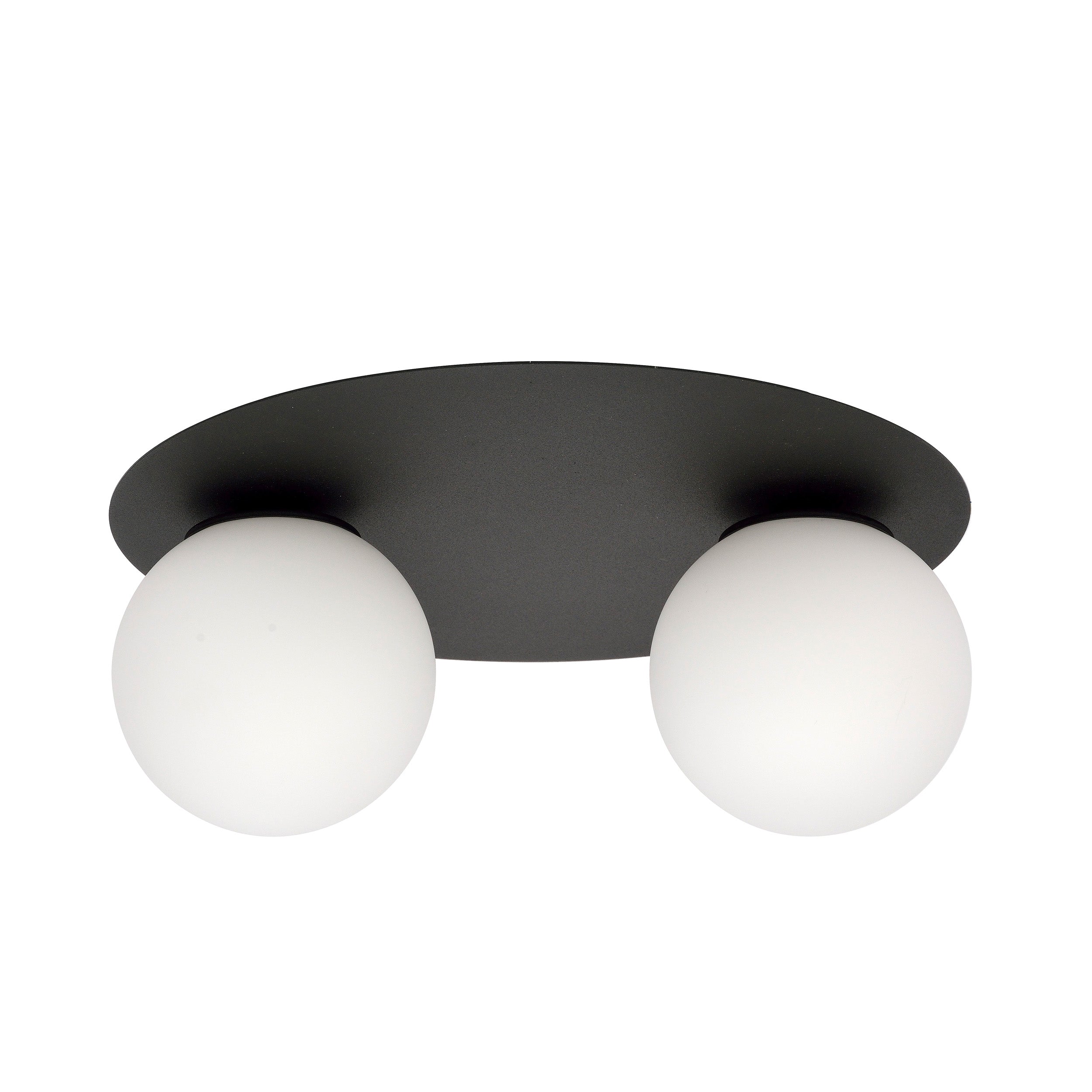 Lampa sufitowa Sorium x2 czarno-biała