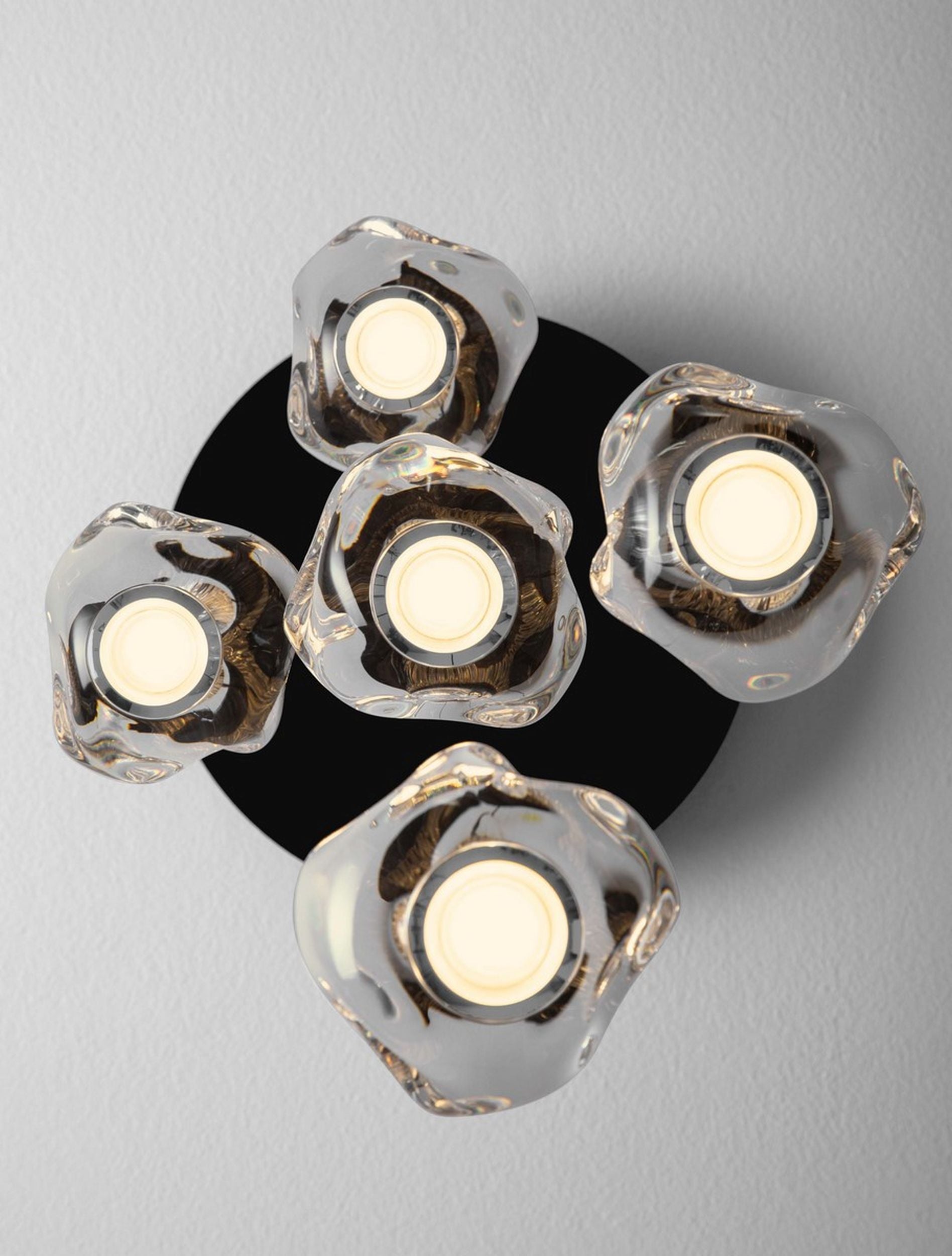 Lampa wisząca Borall LED x5 czarna