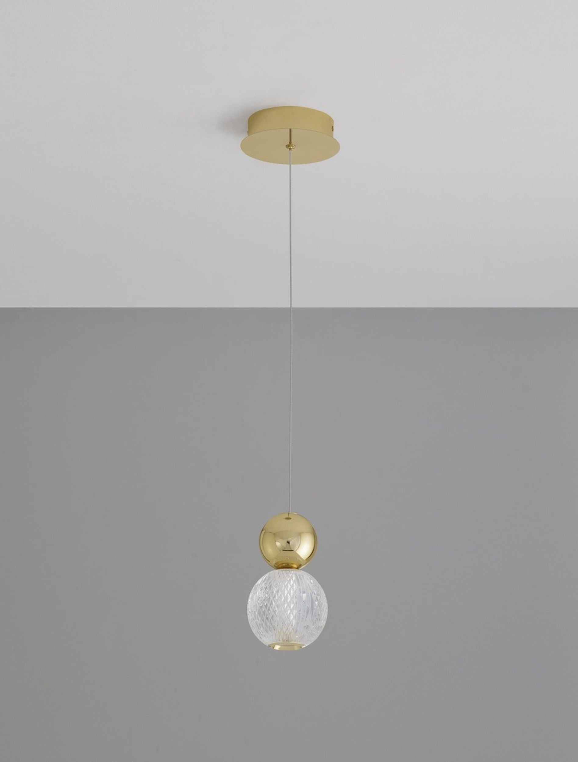 Lampa wisząca Beance LED złota