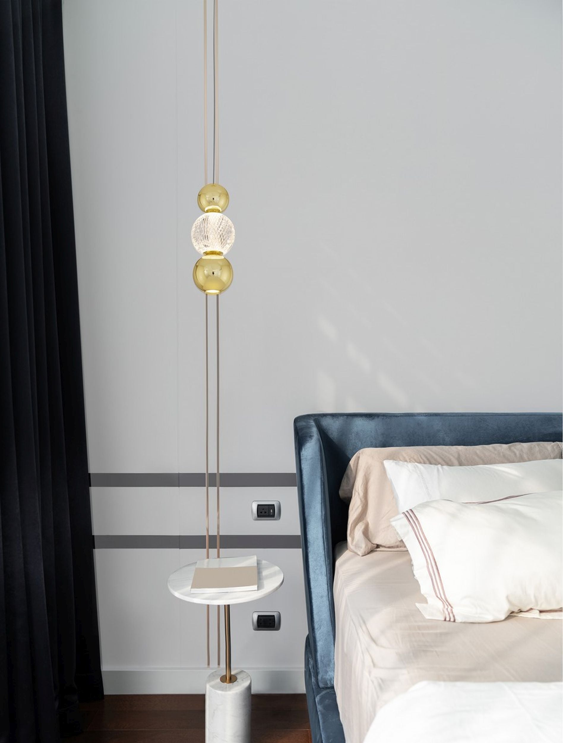 Lampa wisząca Beance II LED złota