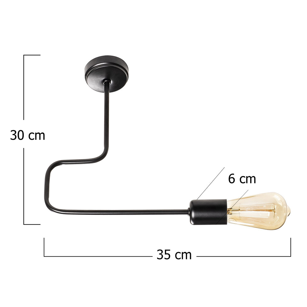 Lampa sufitowa Nondity minimalistyczna średnica 8 cm