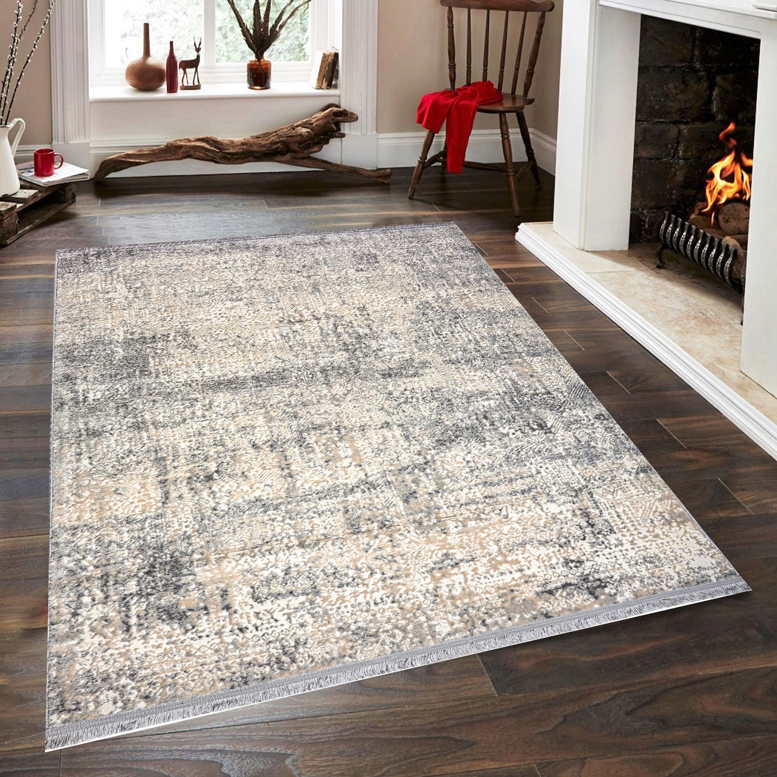Dywan Notta 200x140 cm szaro-niebieski