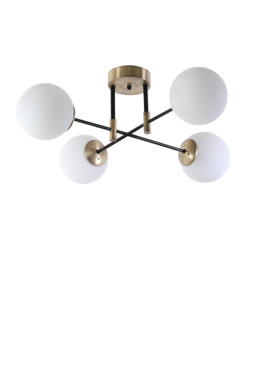 Lampa sufitowa Terrecta x4 biało-złota