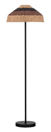 Lampa podłogowa Digilly czarno-brązowa