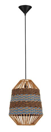 Lampa wiszaca Suffess niebiesko-brązowa