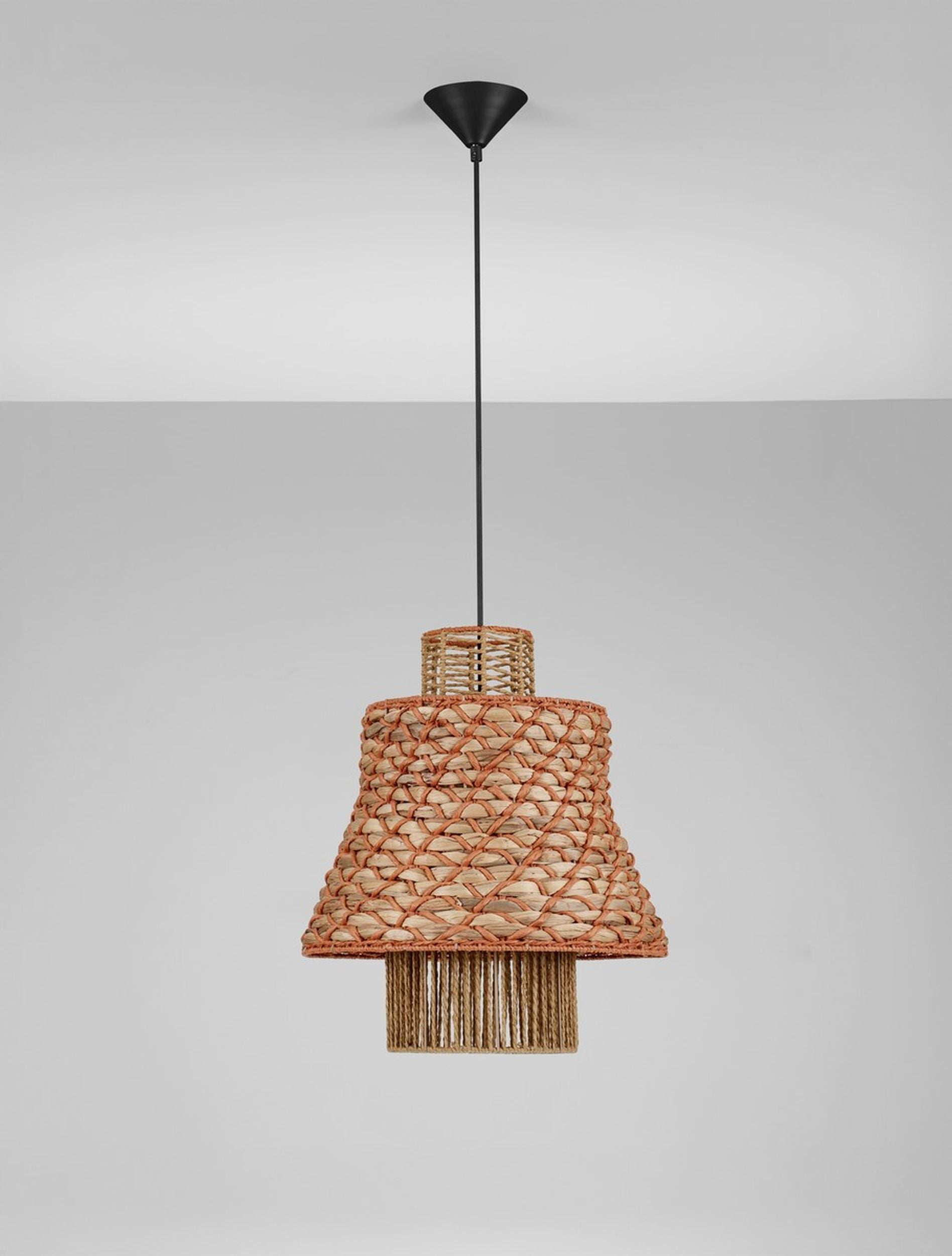 Lampa wisząca Giazze brązowa