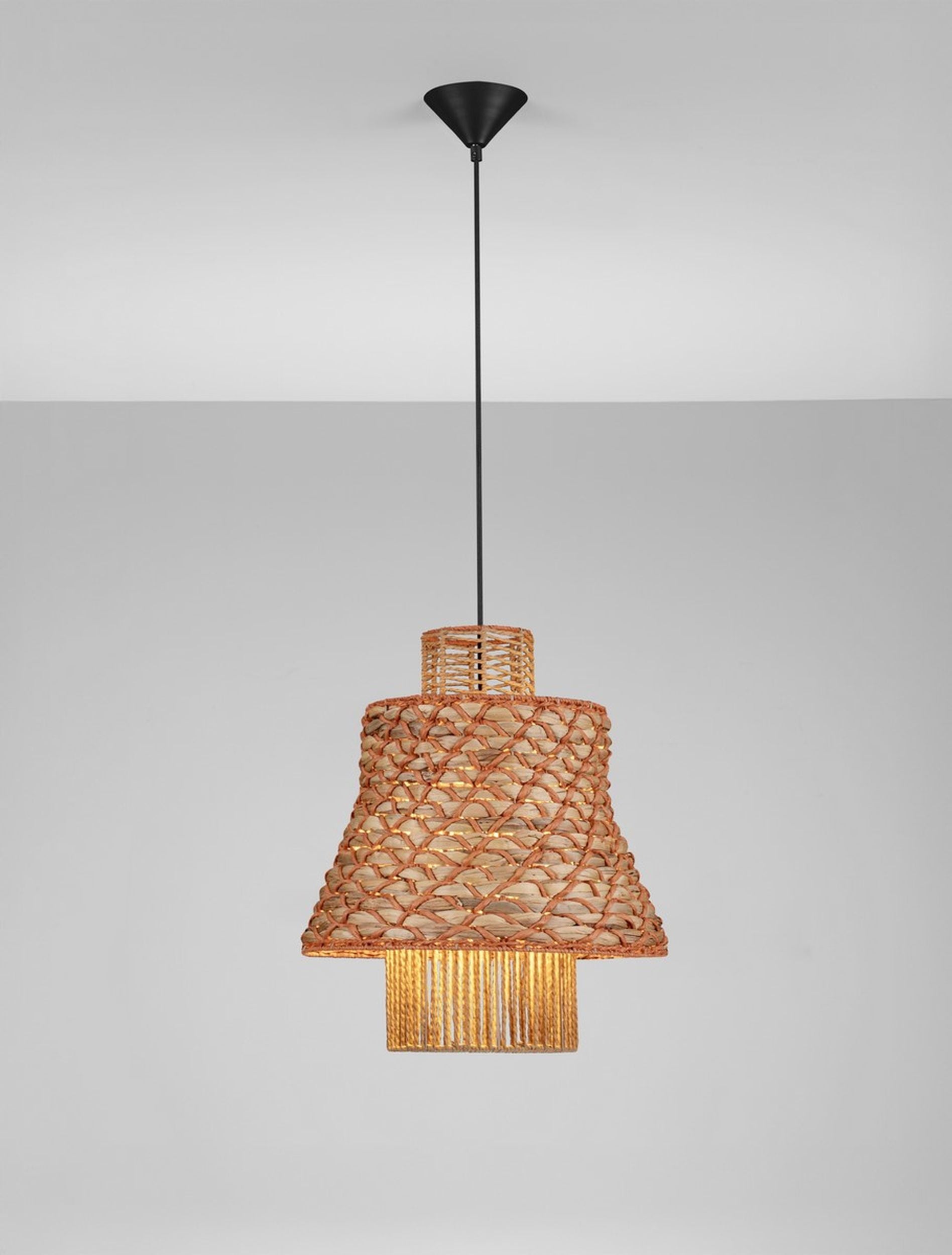 Lampa wisząca Giazze brązowa