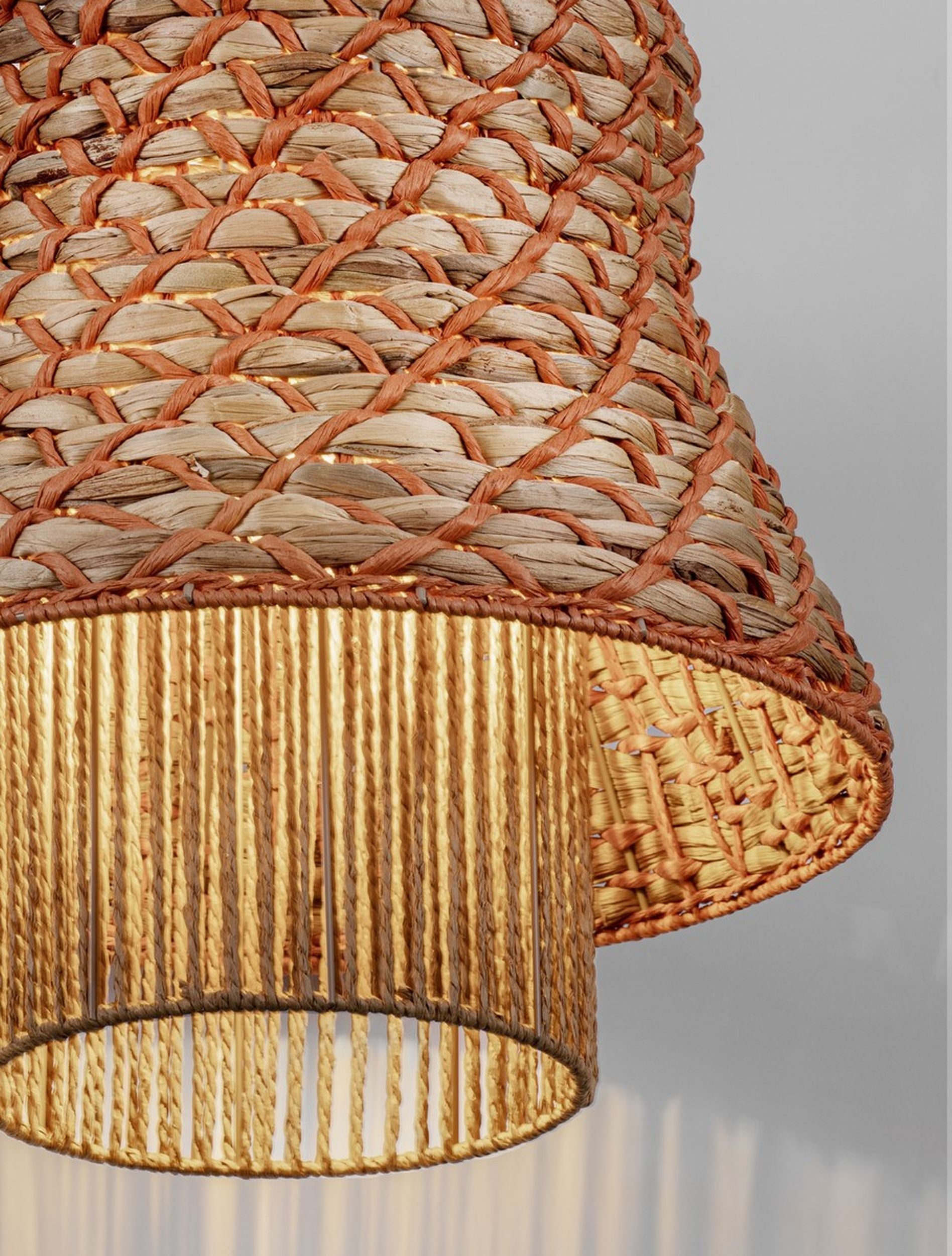Lampa wisząca Giazze brązowa