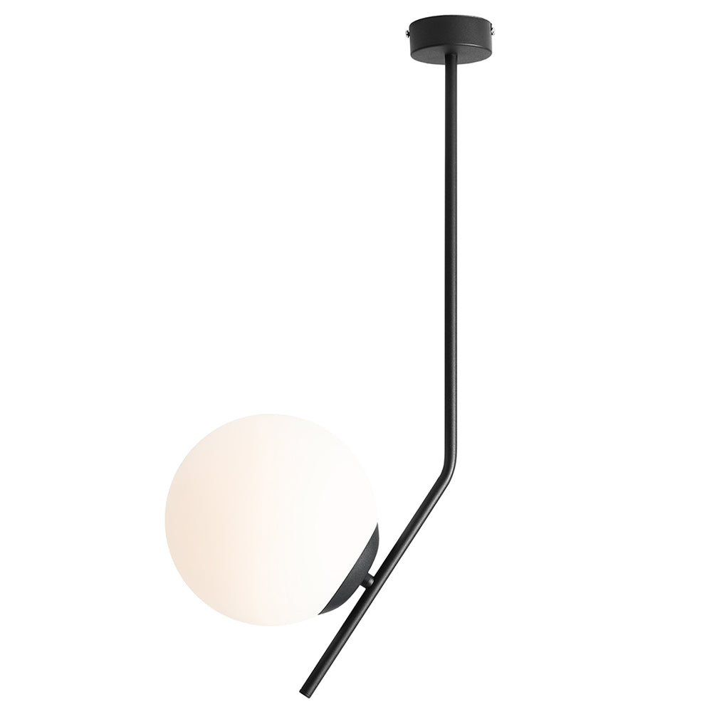 Lampa wisząca Pipeally 64 cm czarna