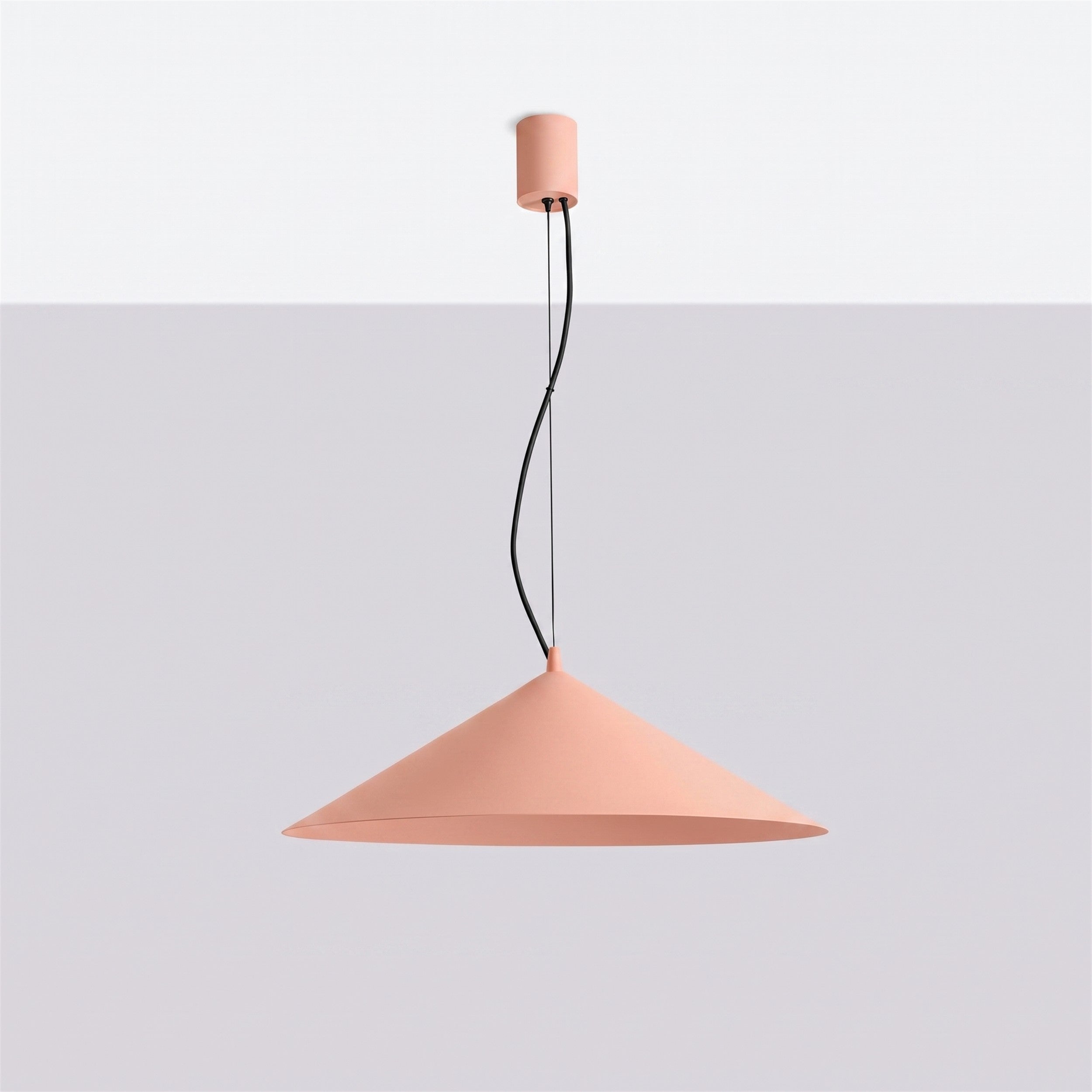Lampa wisząca Fint LED brzoskwiniowa