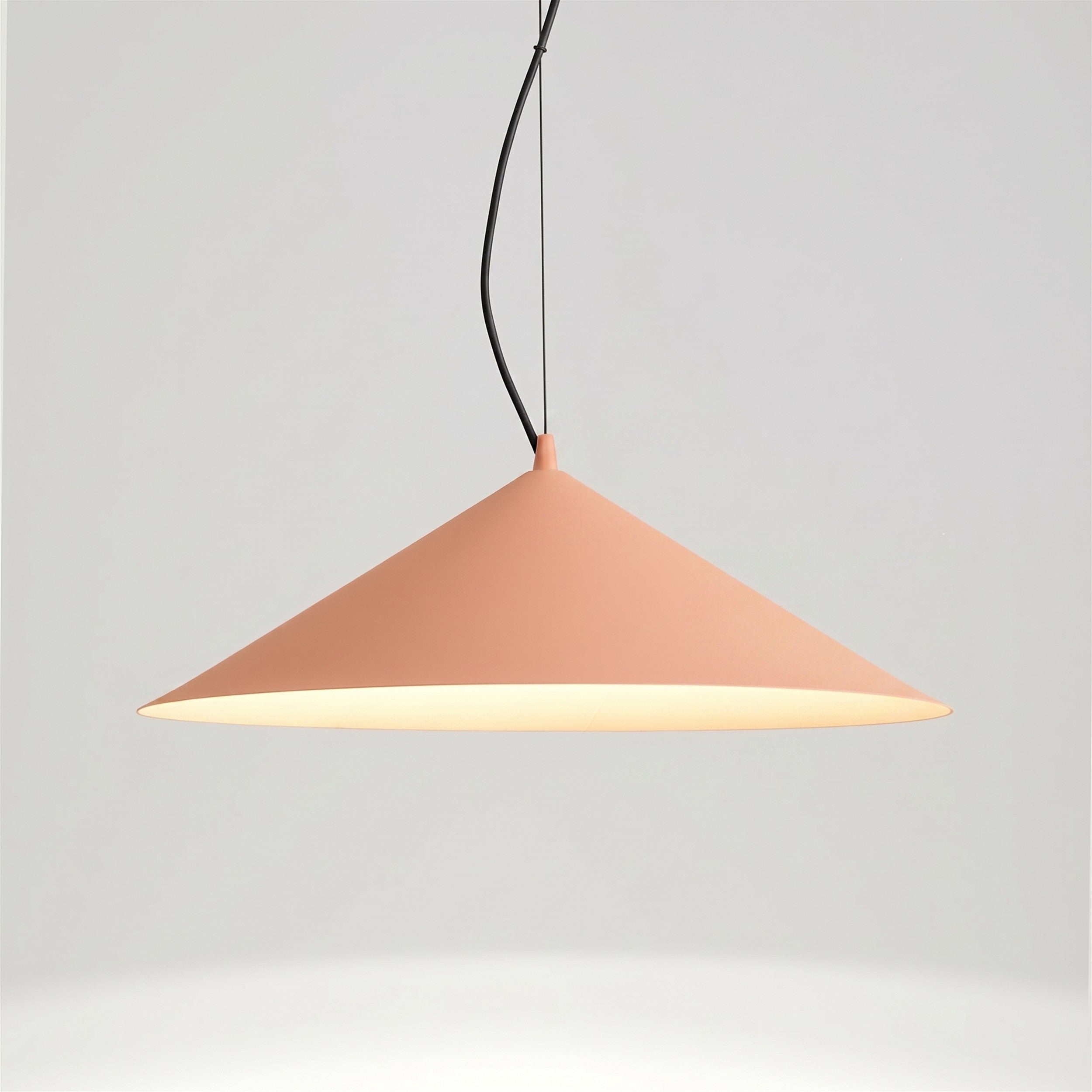 Lampa wisząca Fint LED brzoskwiniowa