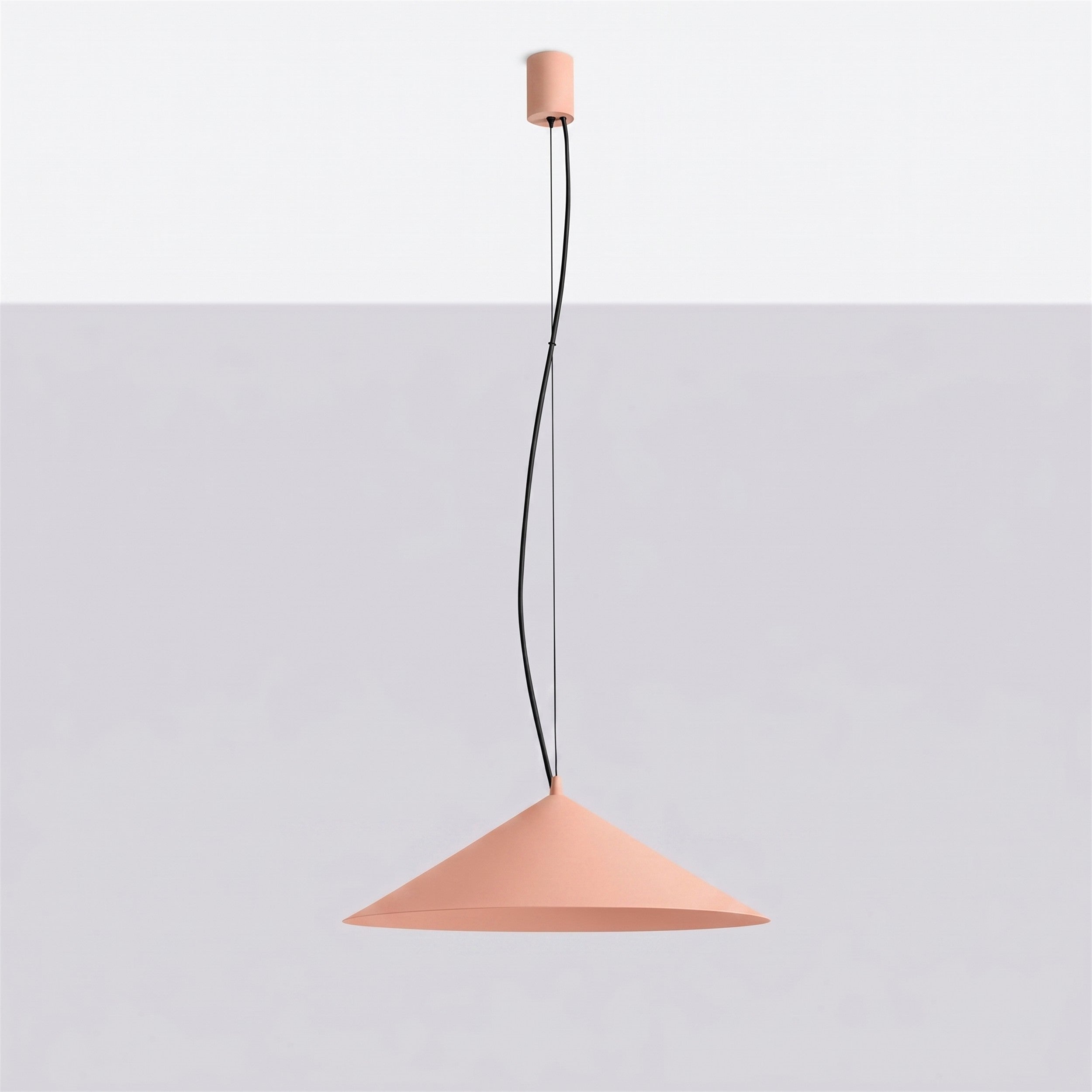 Lampa wisząca Fint LED brzoskwiniowa