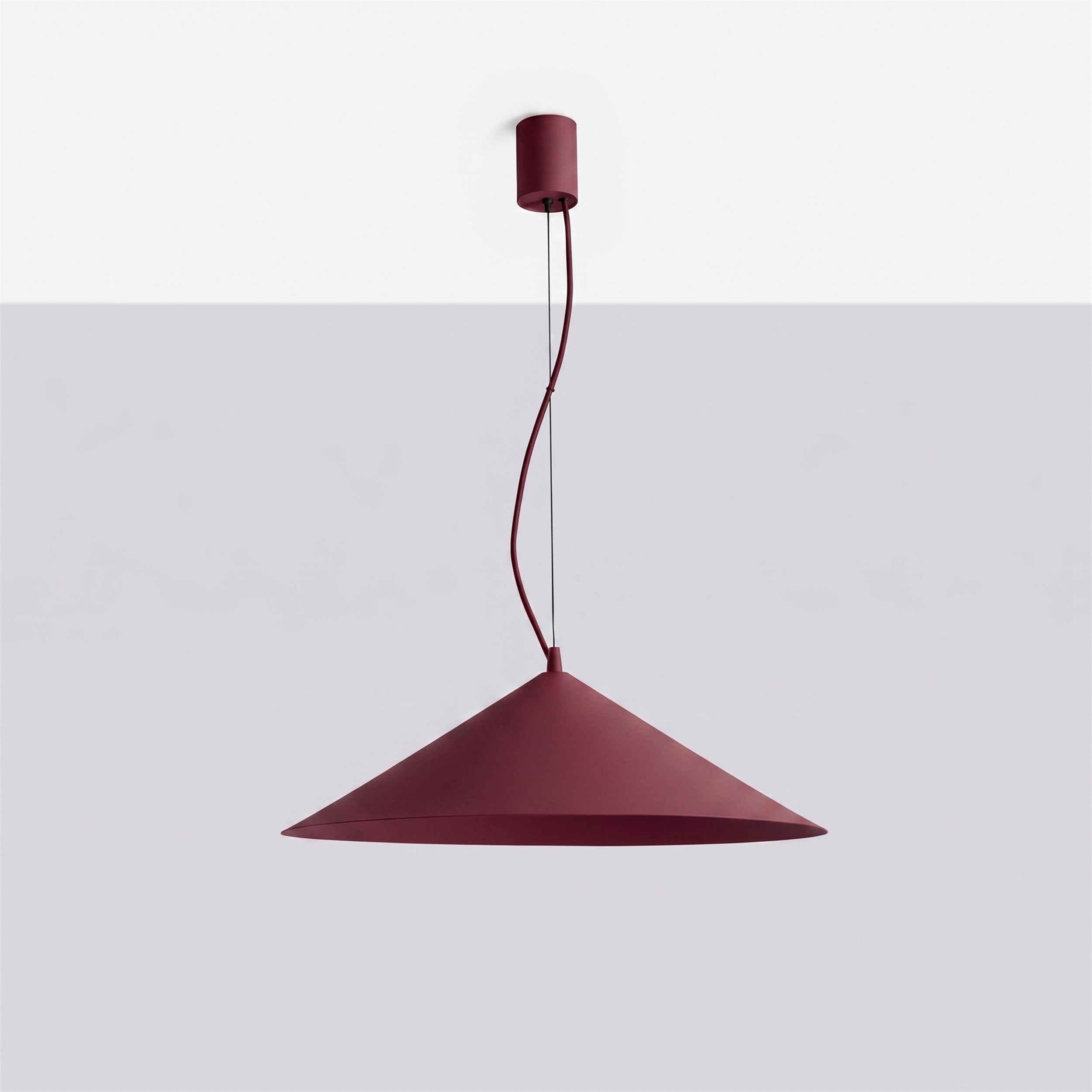 Lampa wisząca Fint LED burgund