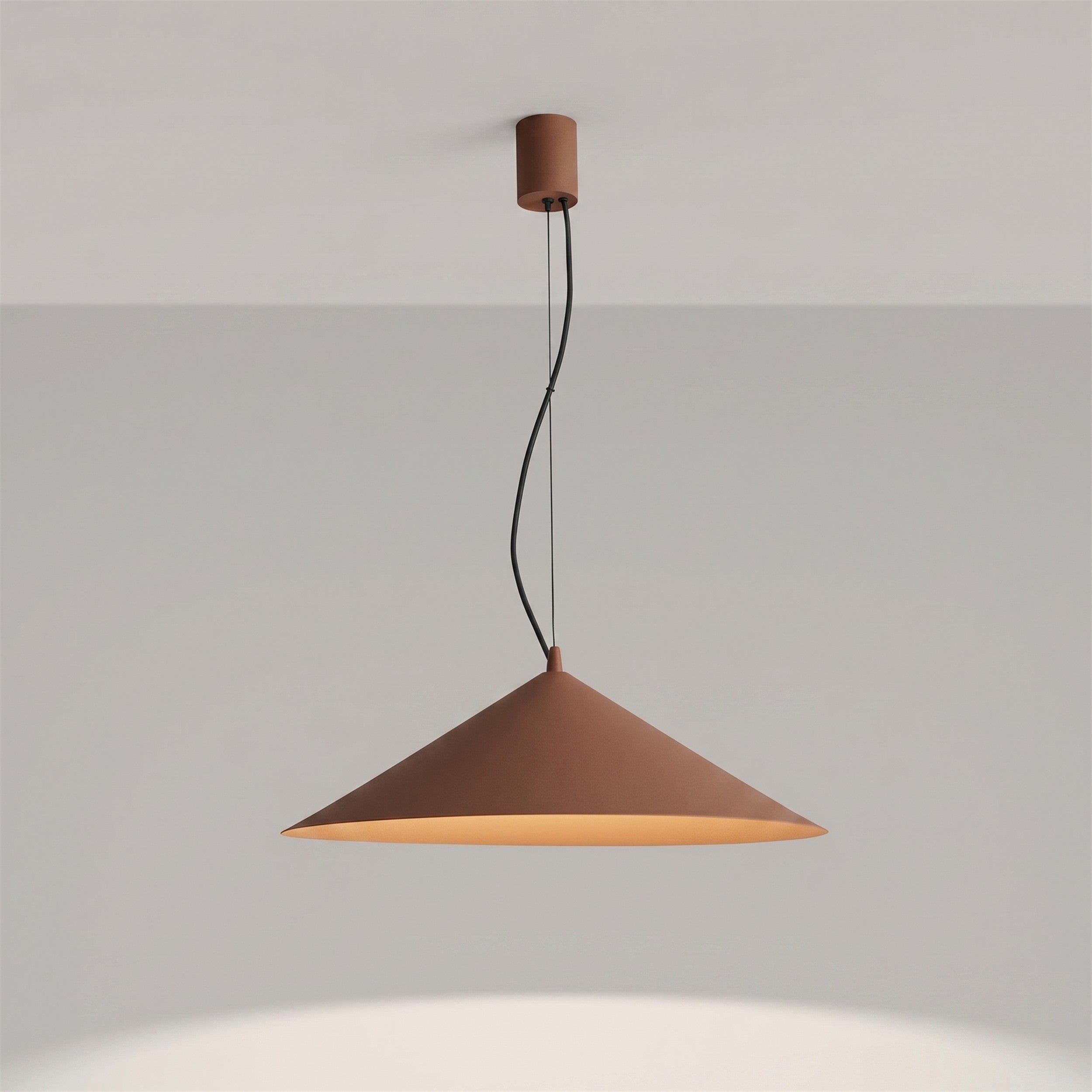 Lampa wisząca Fint LED mocca