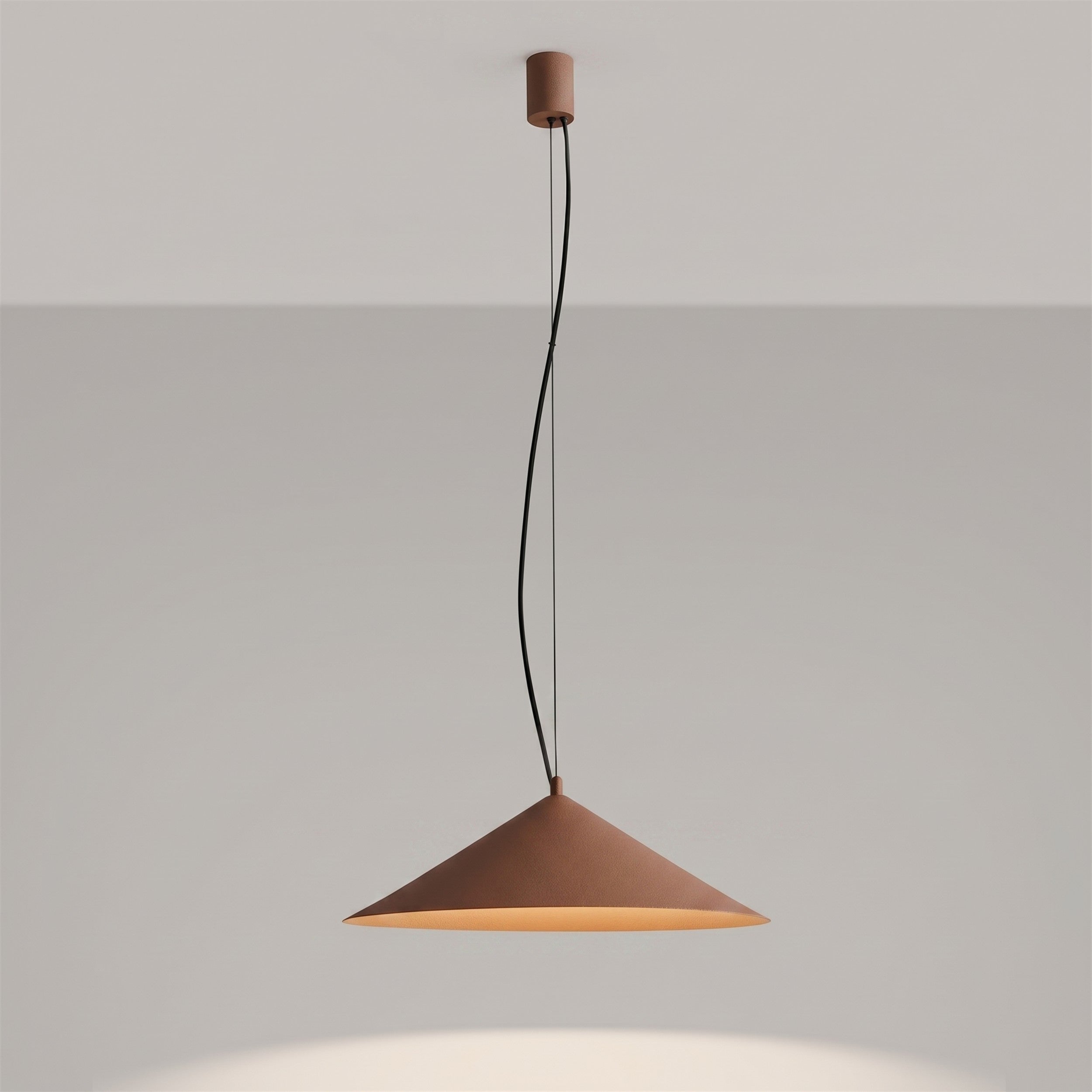 Lampa wisząca Fint LED mocca