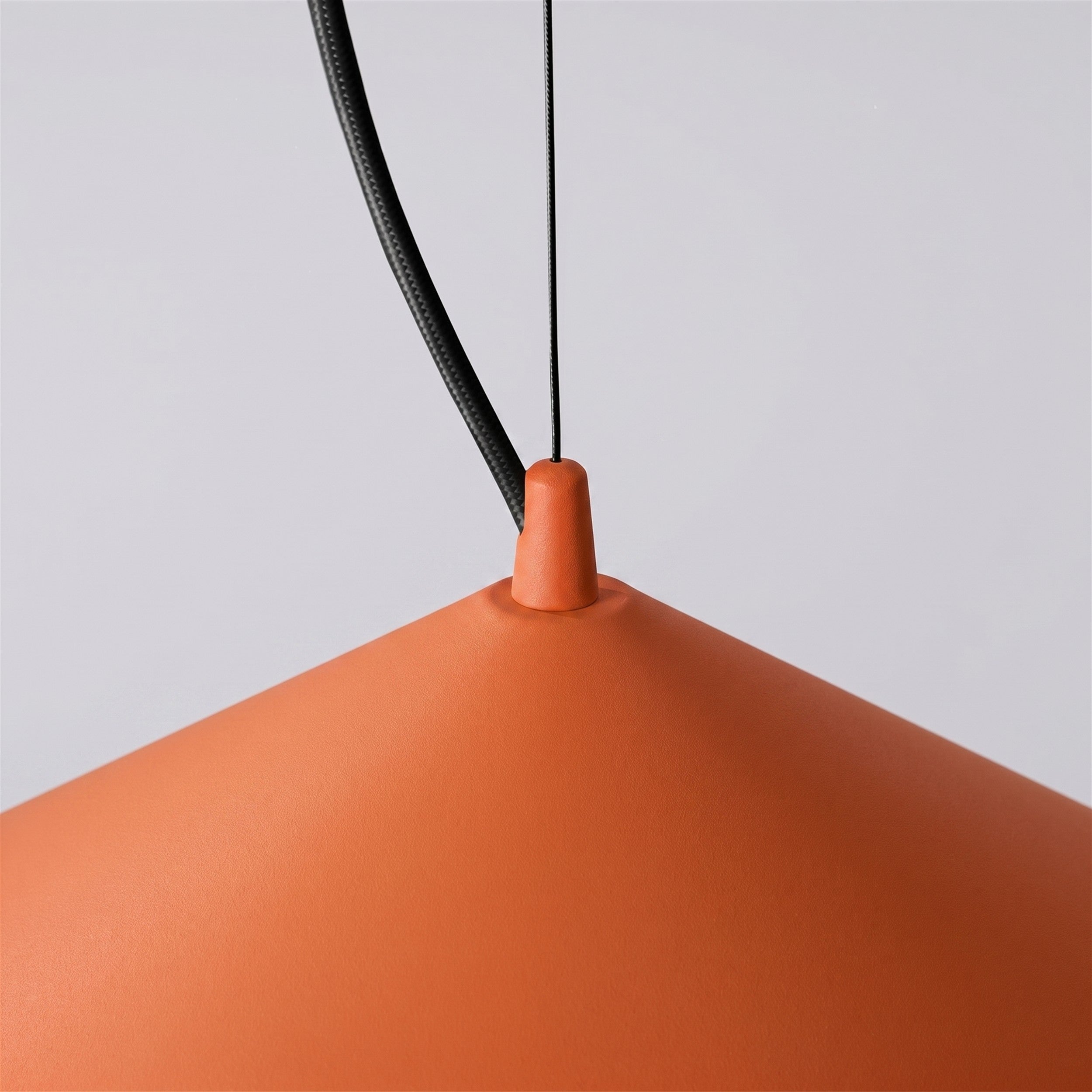 Lampa wisząca Fint LED ochra czerwona