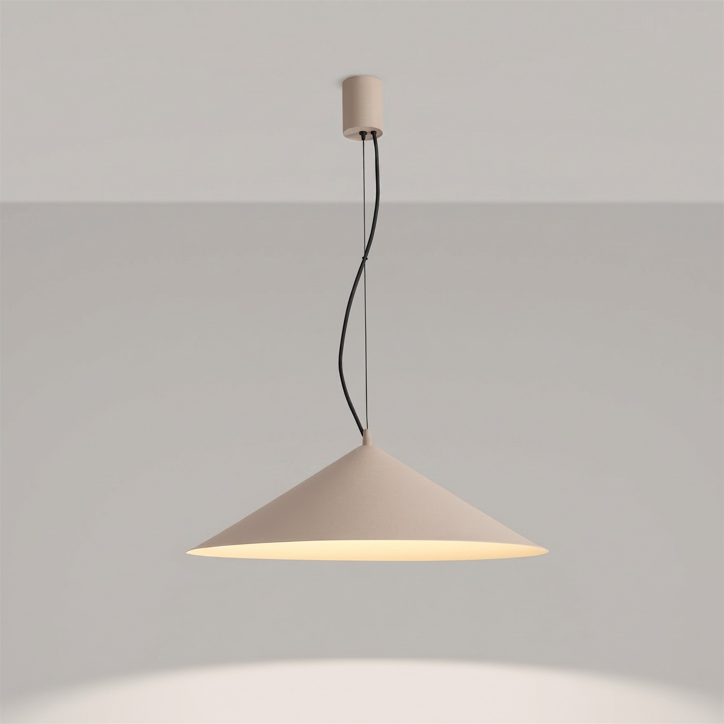 Lampa wisząca Fint LED taupe
