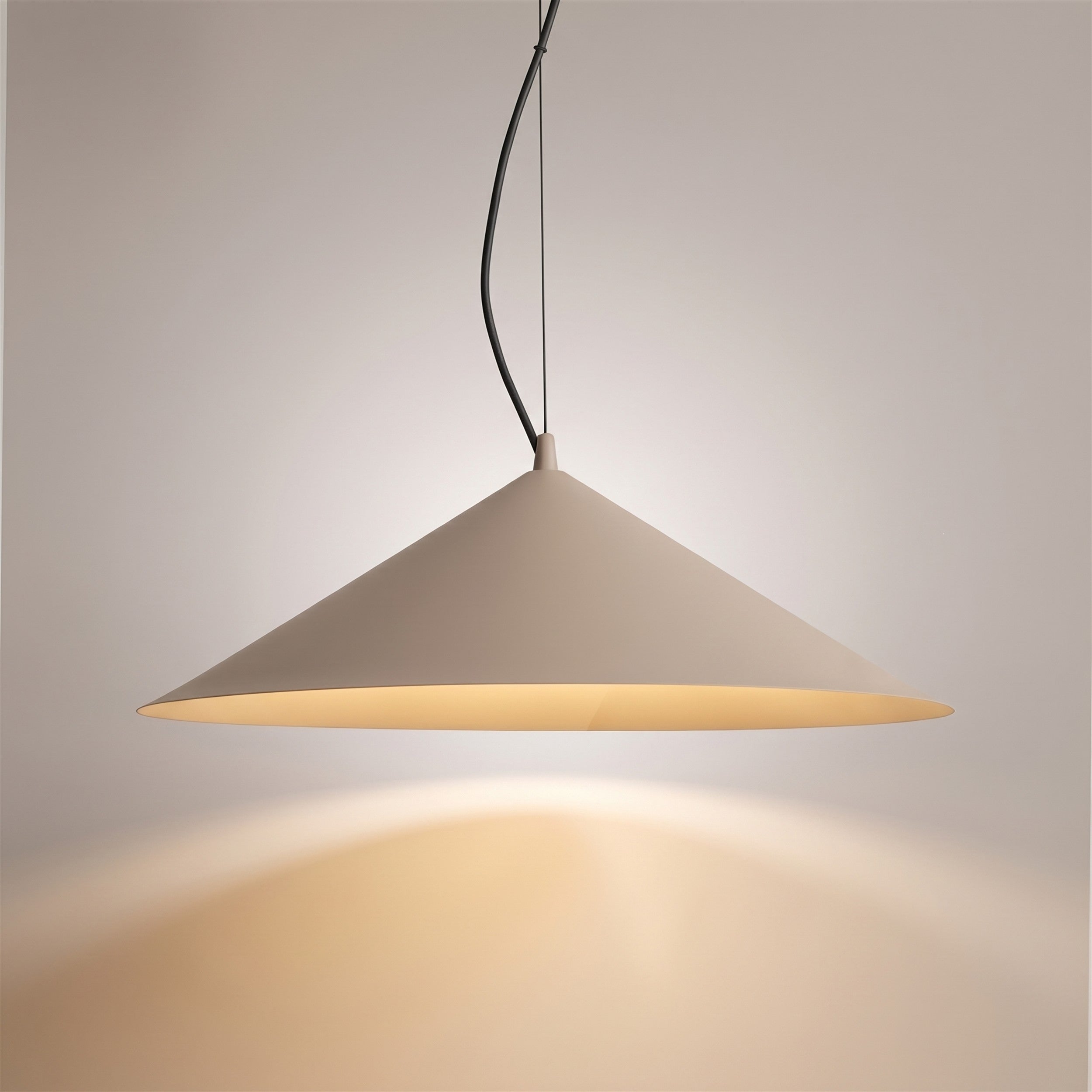 Lampa wisząca Fint LED taupe