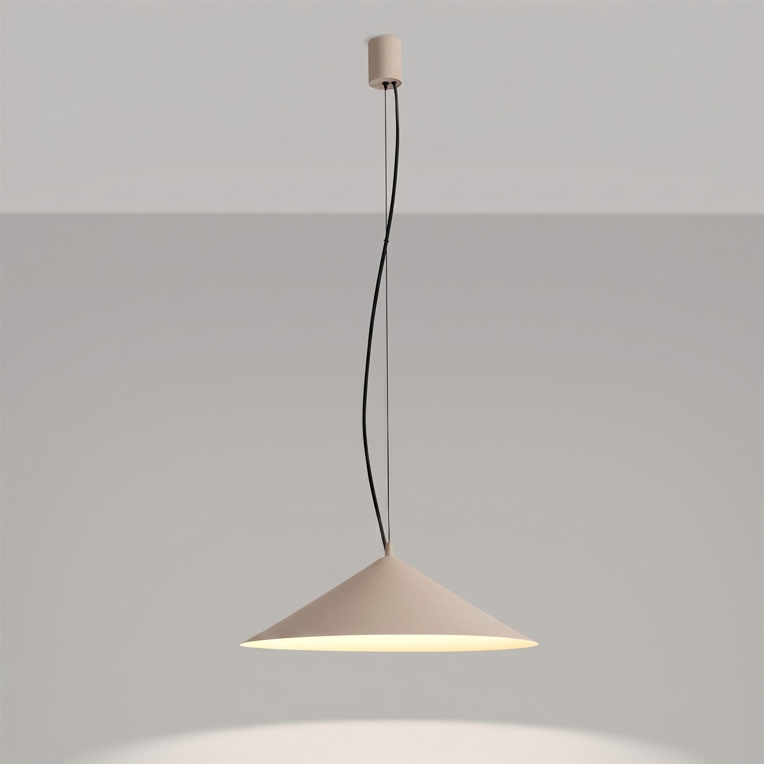 Lampa wisząca Fint LED taupe