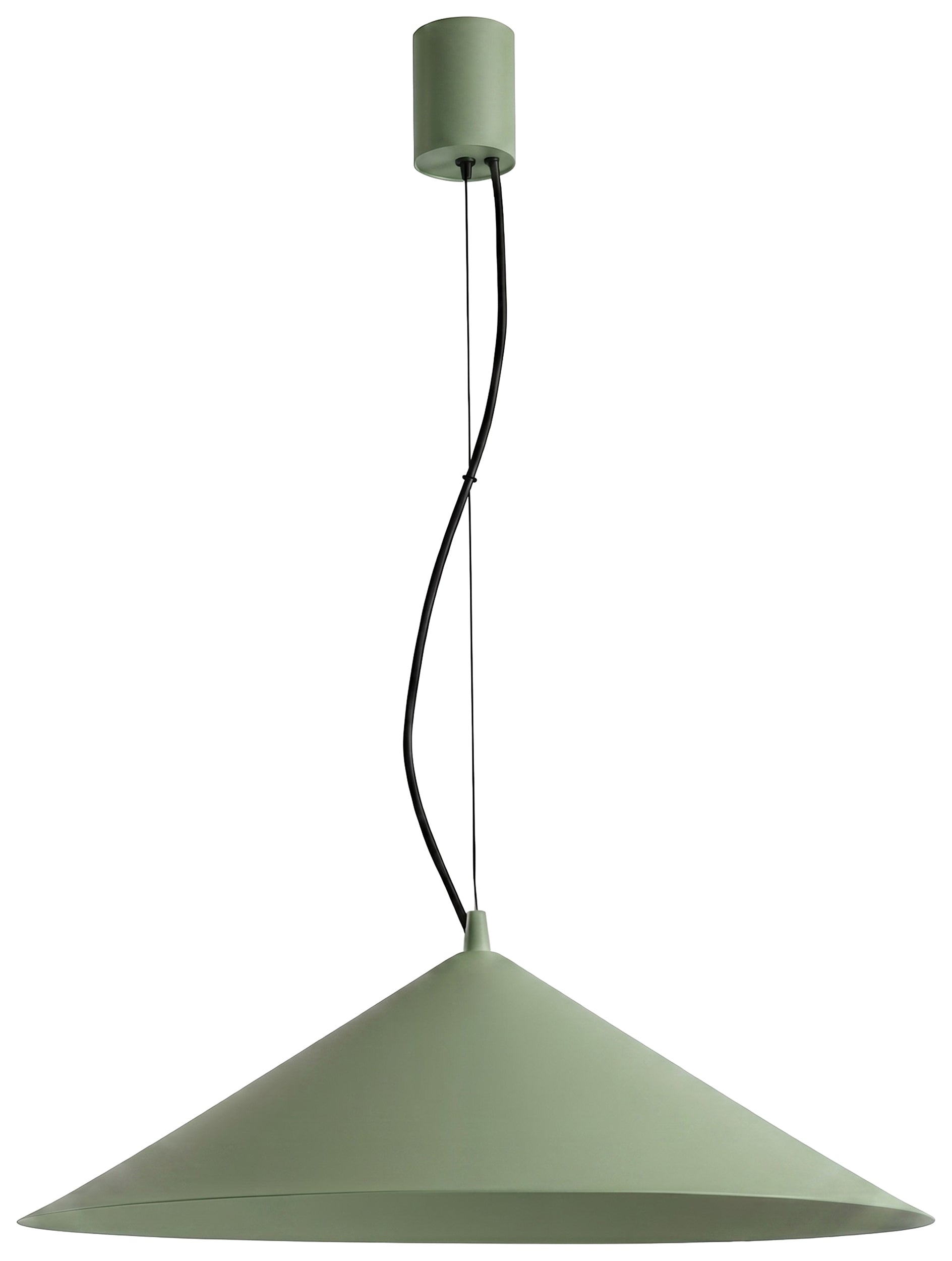 Lampa wisząca Fint LED zielona oliwka