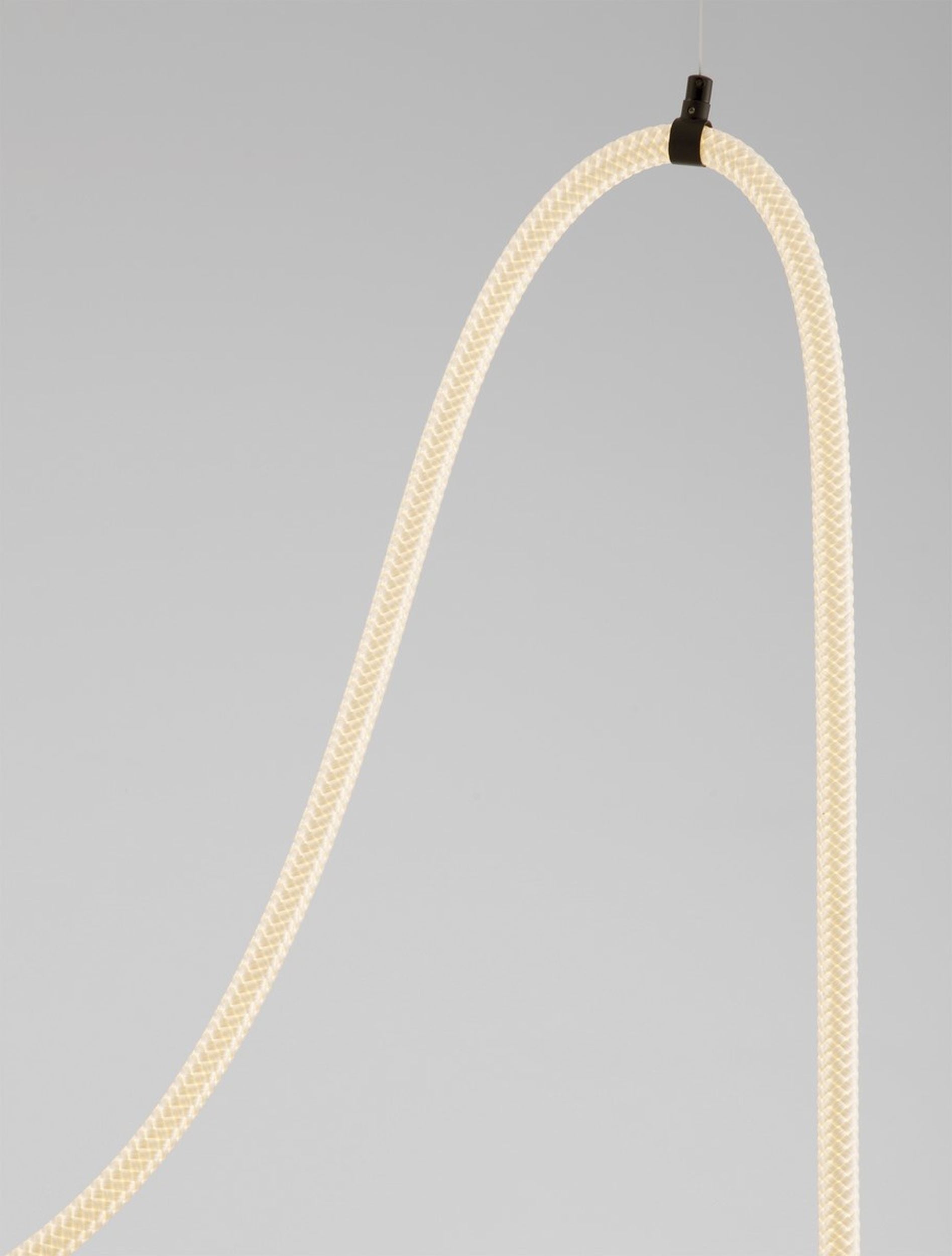 Lampa wisząca Cordity LED czarno-biała