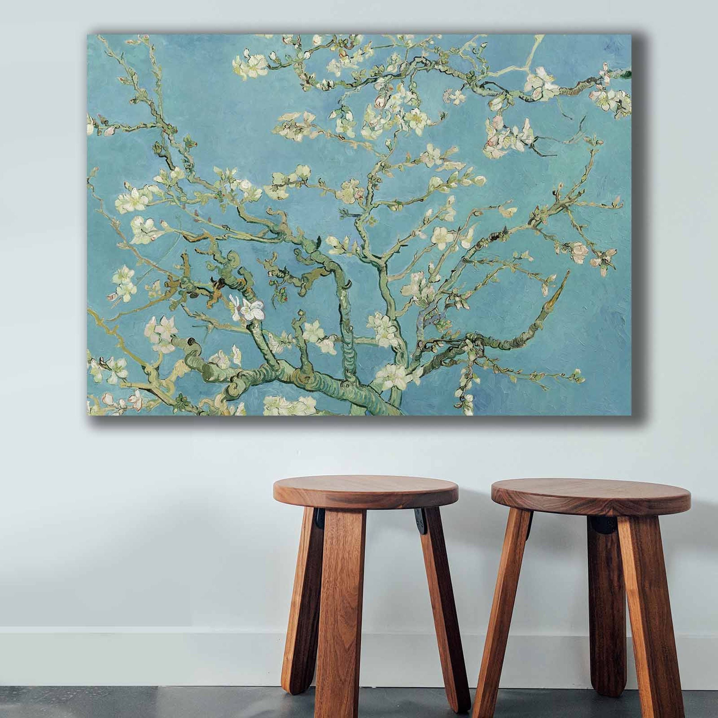 Obraz na płótnie Kwitnący migdałowiec Van Gogha 100x70 cm