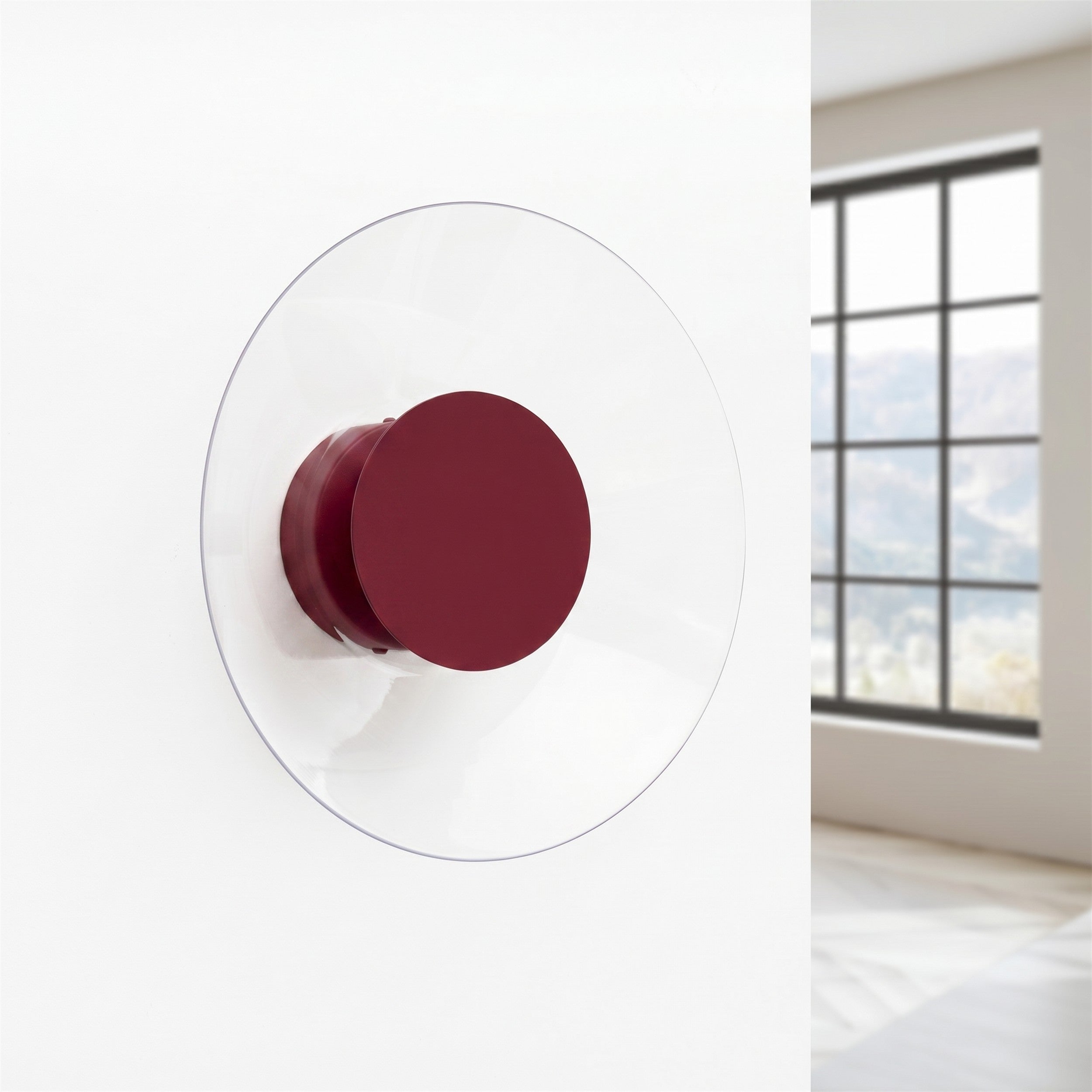 Kinkiet Astro LED burgund