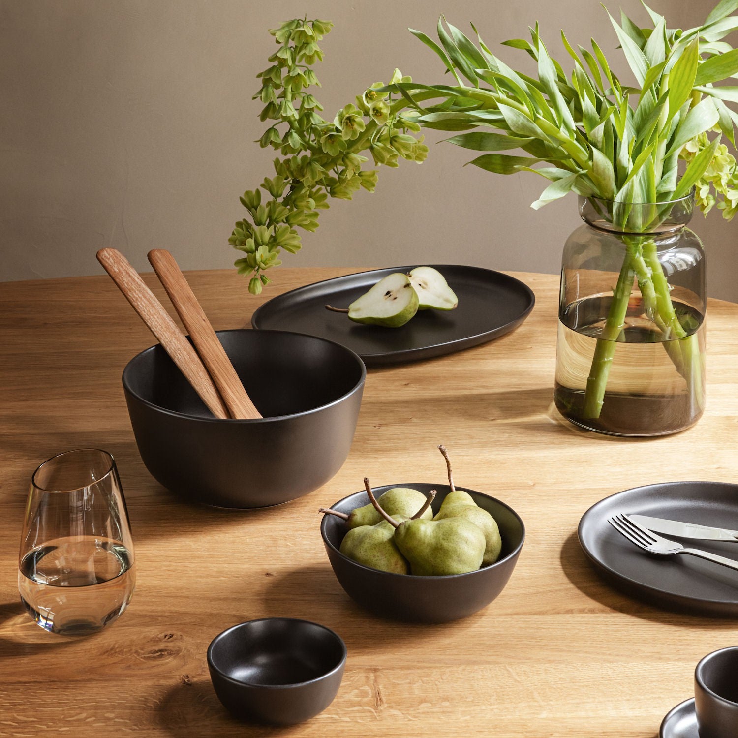 Miska Nordic Kitchen z kamionki czarna 400 ml