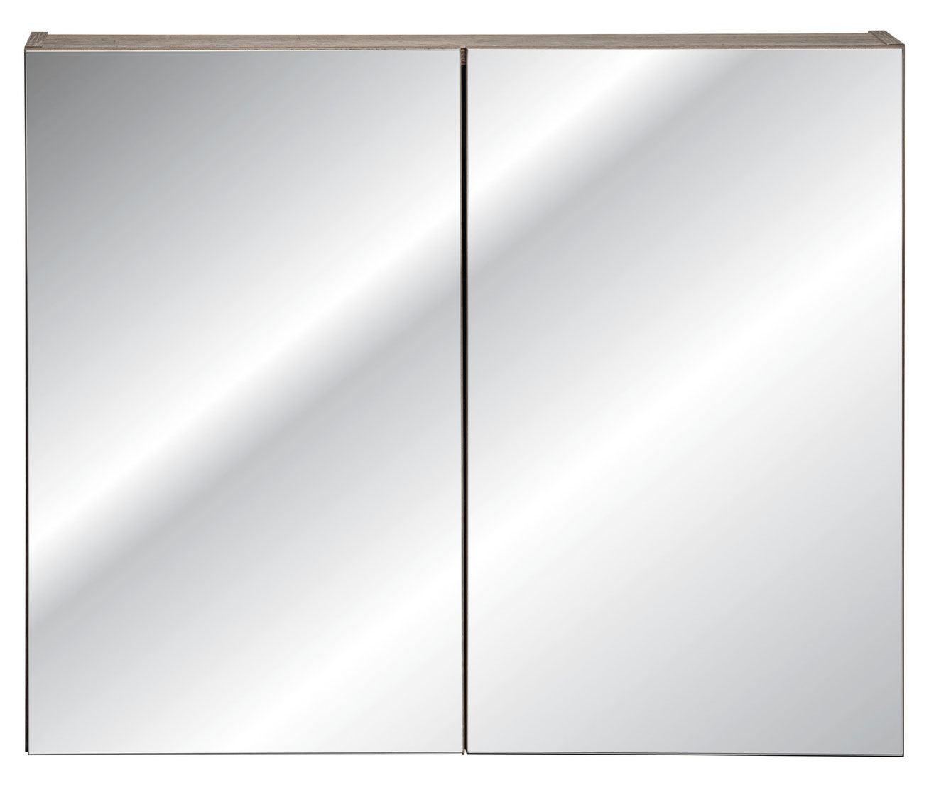 Szafka wisząca Olimmi z lustrem 80 cm dąb santa