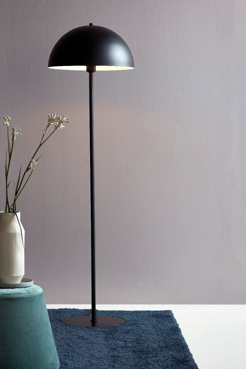 Lampa podłogowa Ellen 140 cm czarna