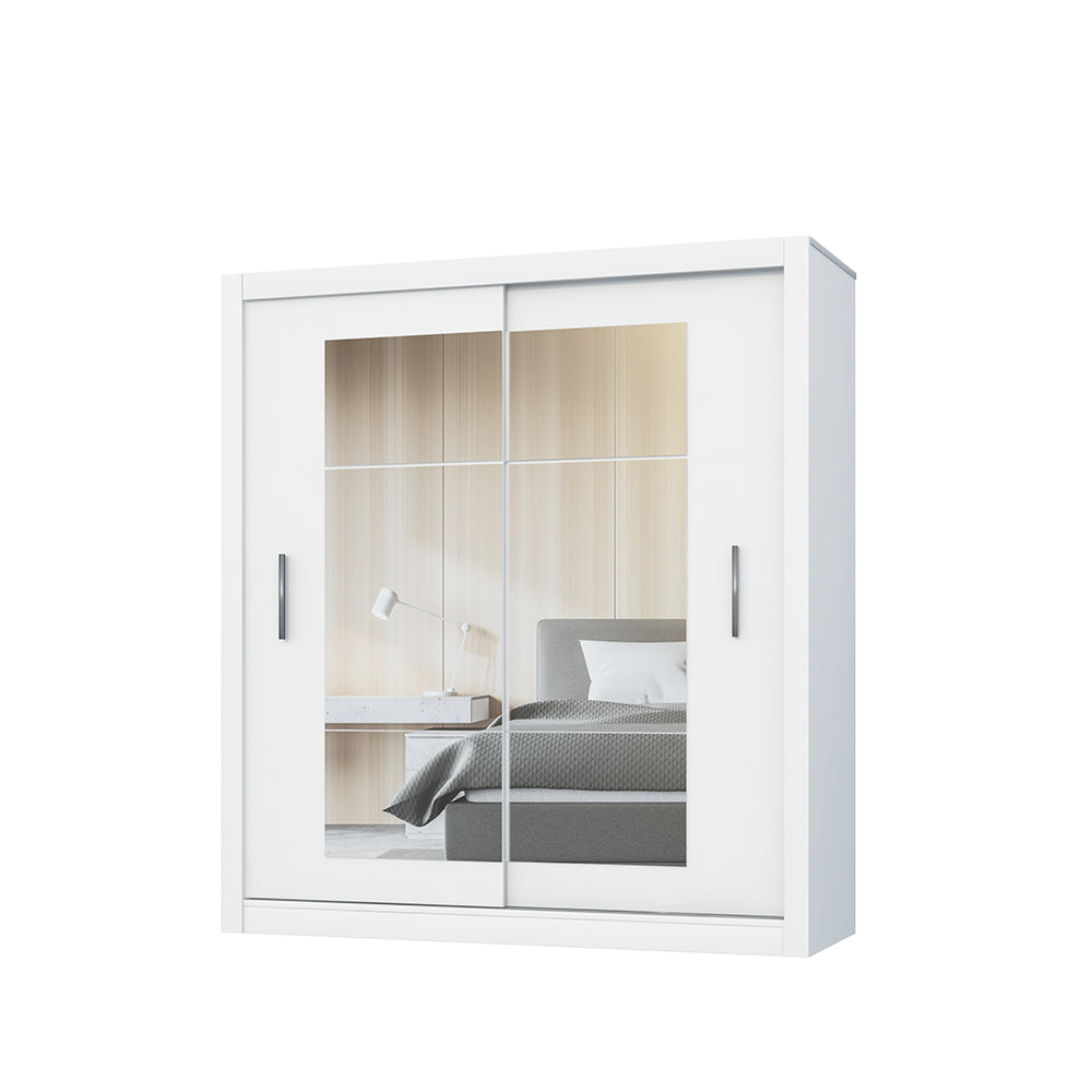 Szafa Idea 180 cm z lustrami biała