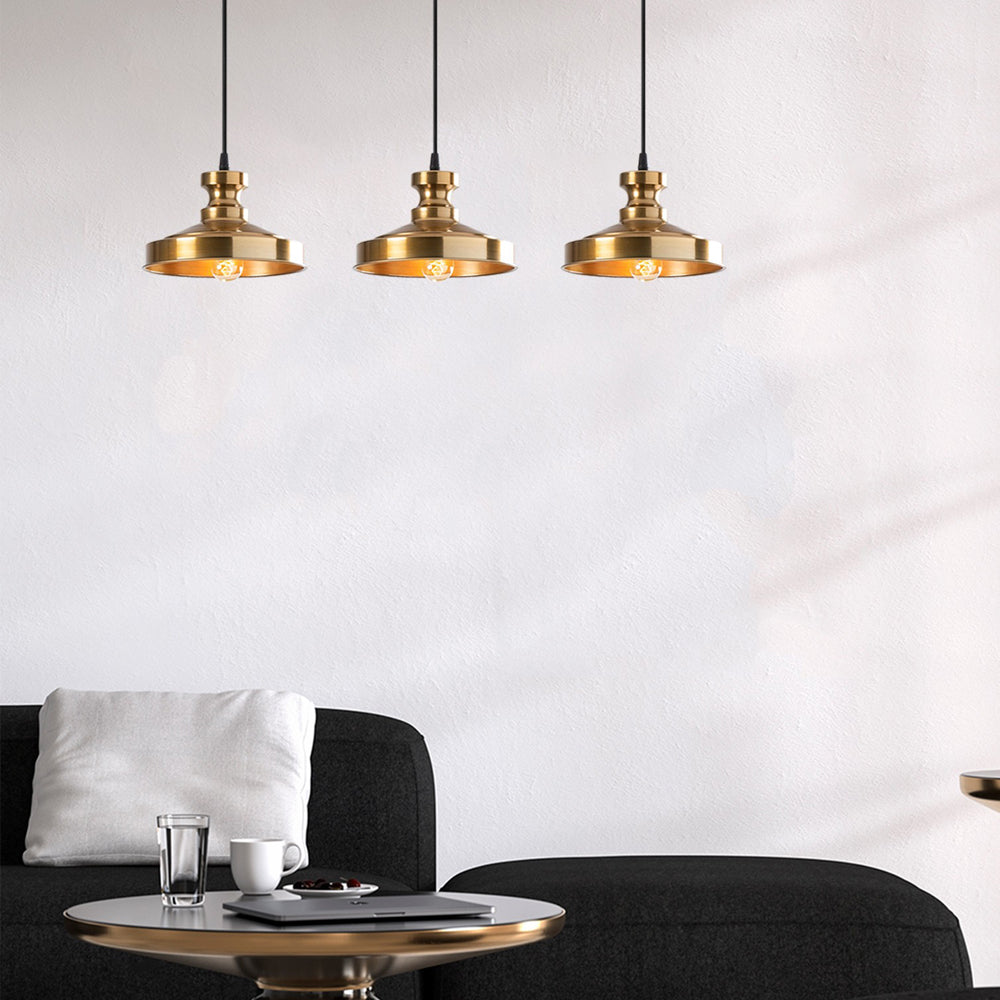 Lampa wisząca Novillian x3 złota