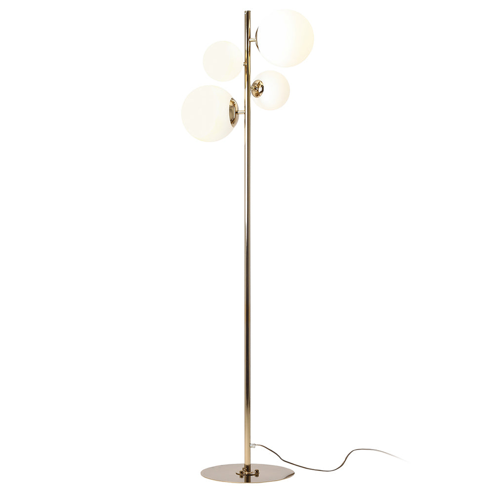 Lampa podłogowa Mauric 161 cm złota