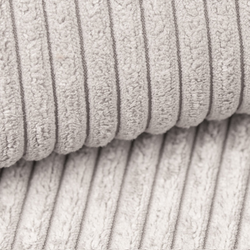 Narożnik z funkcją spania Bazzanese L-kształtny uniwersalny z pojemnikiem beżowy sztruks