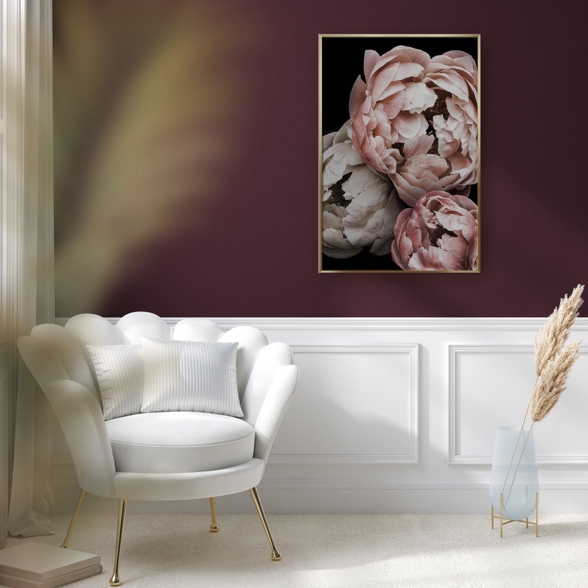 Obraz w ramie Peony 70x50 cm