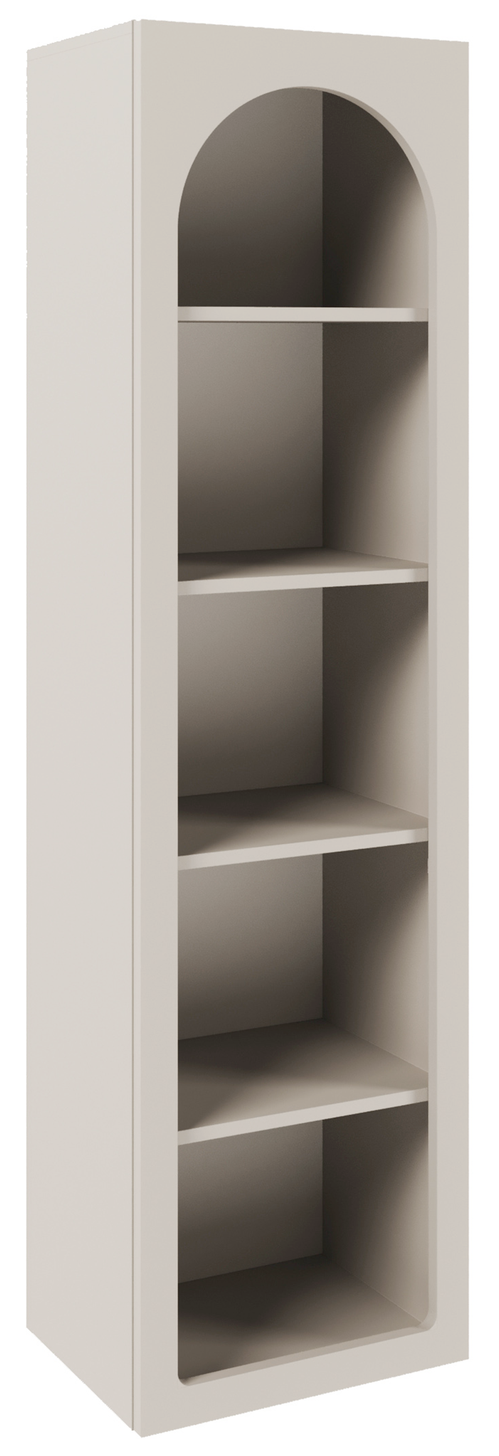 Regał otwarty Arkadia z pięcioma półkami 50 cm kaszmir