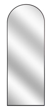 Lustro stojące w aluminiowej ramie Aurea 140x50 cm czarne