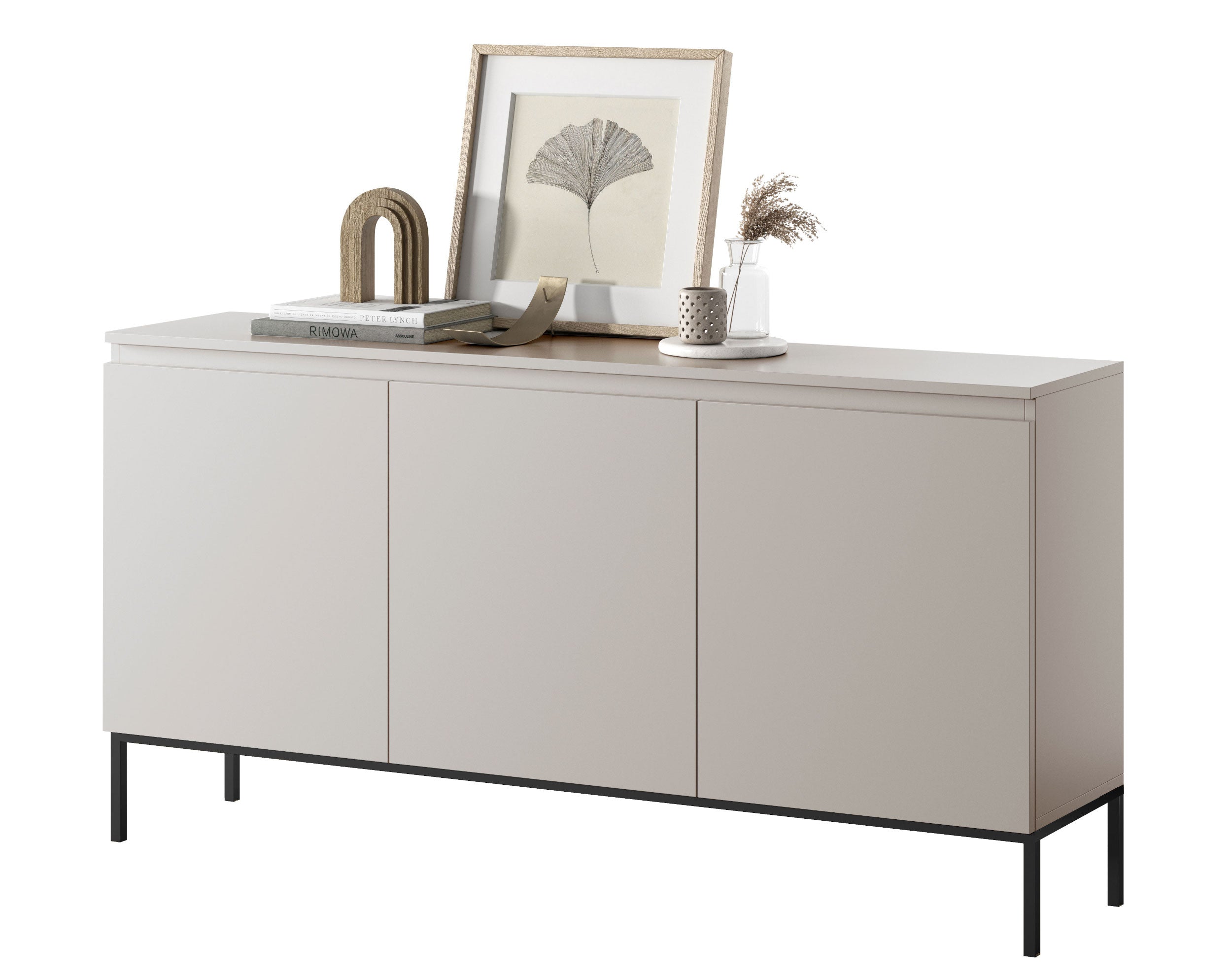Komoda trzydrzwiowa Bemmi 150 cm kaszmir