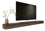 Szafka RTV Bemmi Slim wisząca 300 cm orzech wisconsin