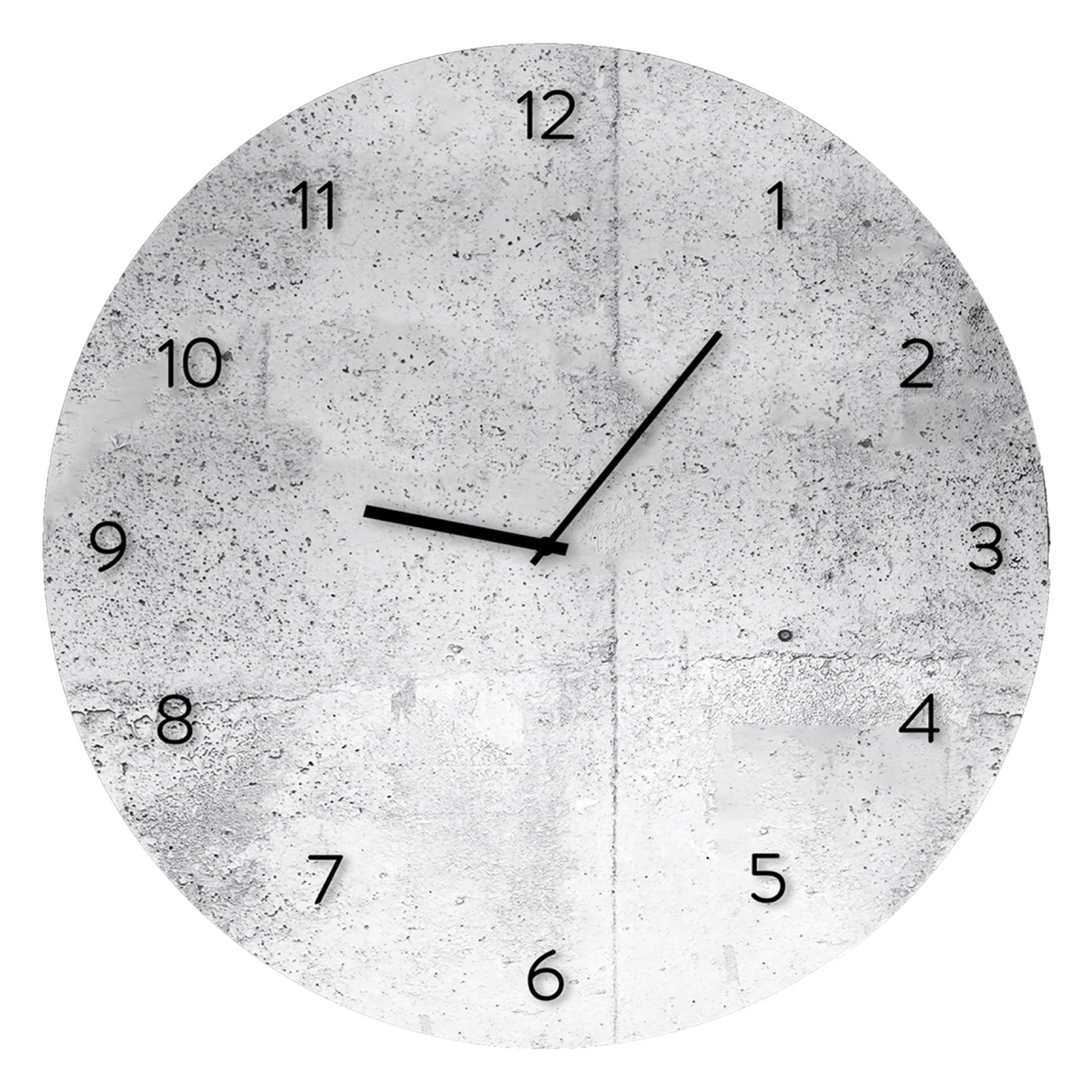 Zegar ścienny Wall średnica 30 cm szary