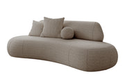 Sofa trzyosobowa Balme beżowa boucle
