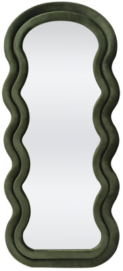 Lustro Confetto 160x70 cm w oliwkowej ramie